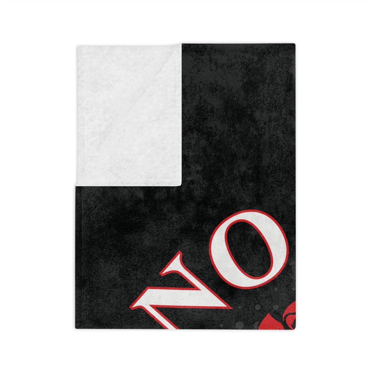 No Luck Just God Velveteen Microfiber Blanket