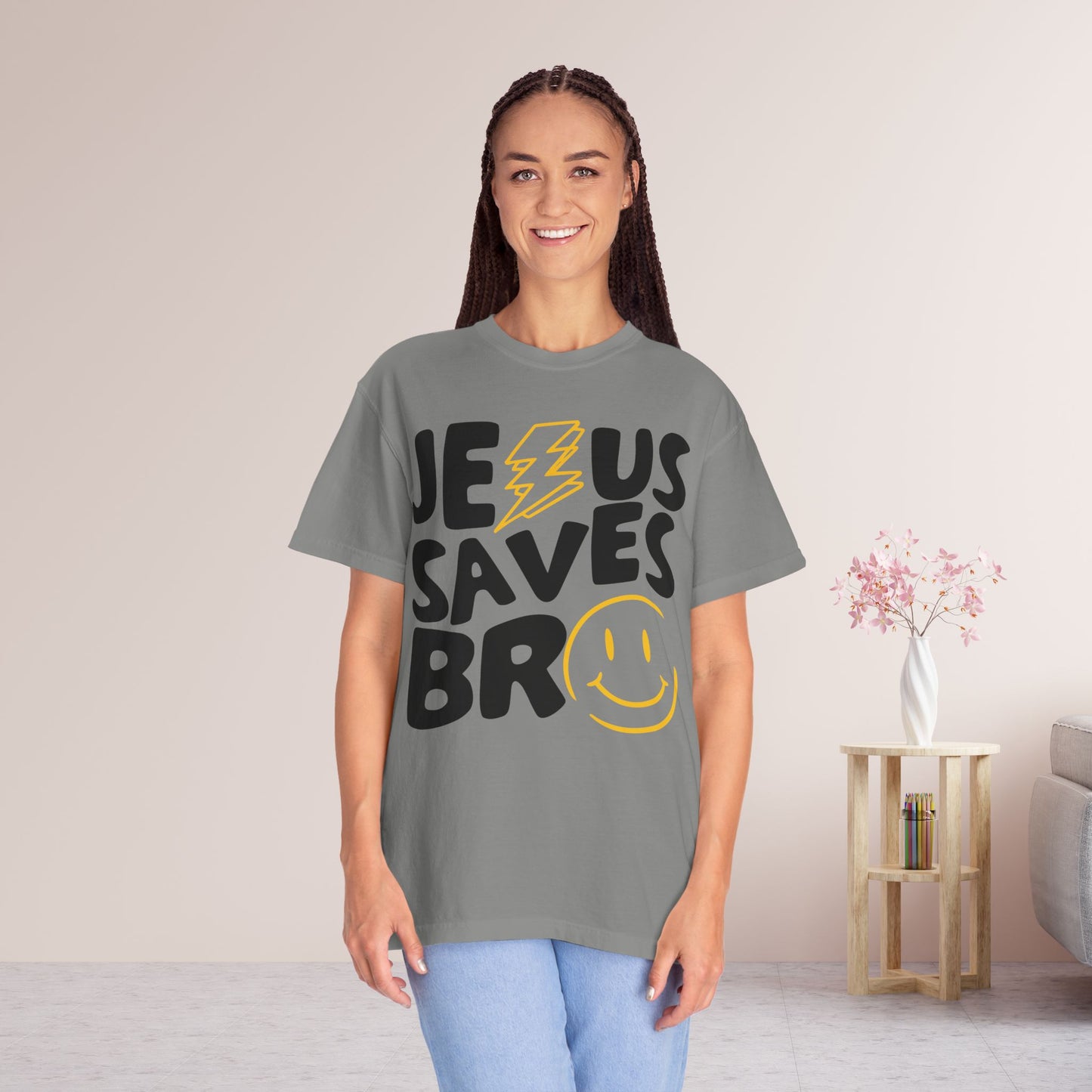 Jesus Saves Bro Comfort Colors Shirt