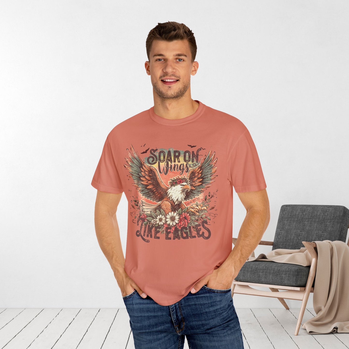 Soar on Wings Like Eagles Comfort Colors Shirt