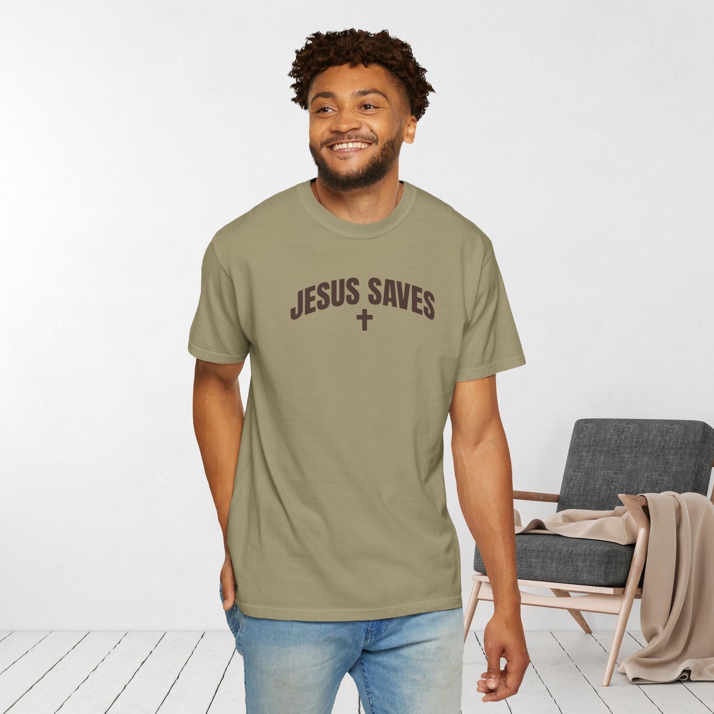 Jesus Saves Comfort Colors Shirt - Fall Edition - Acts 4:12