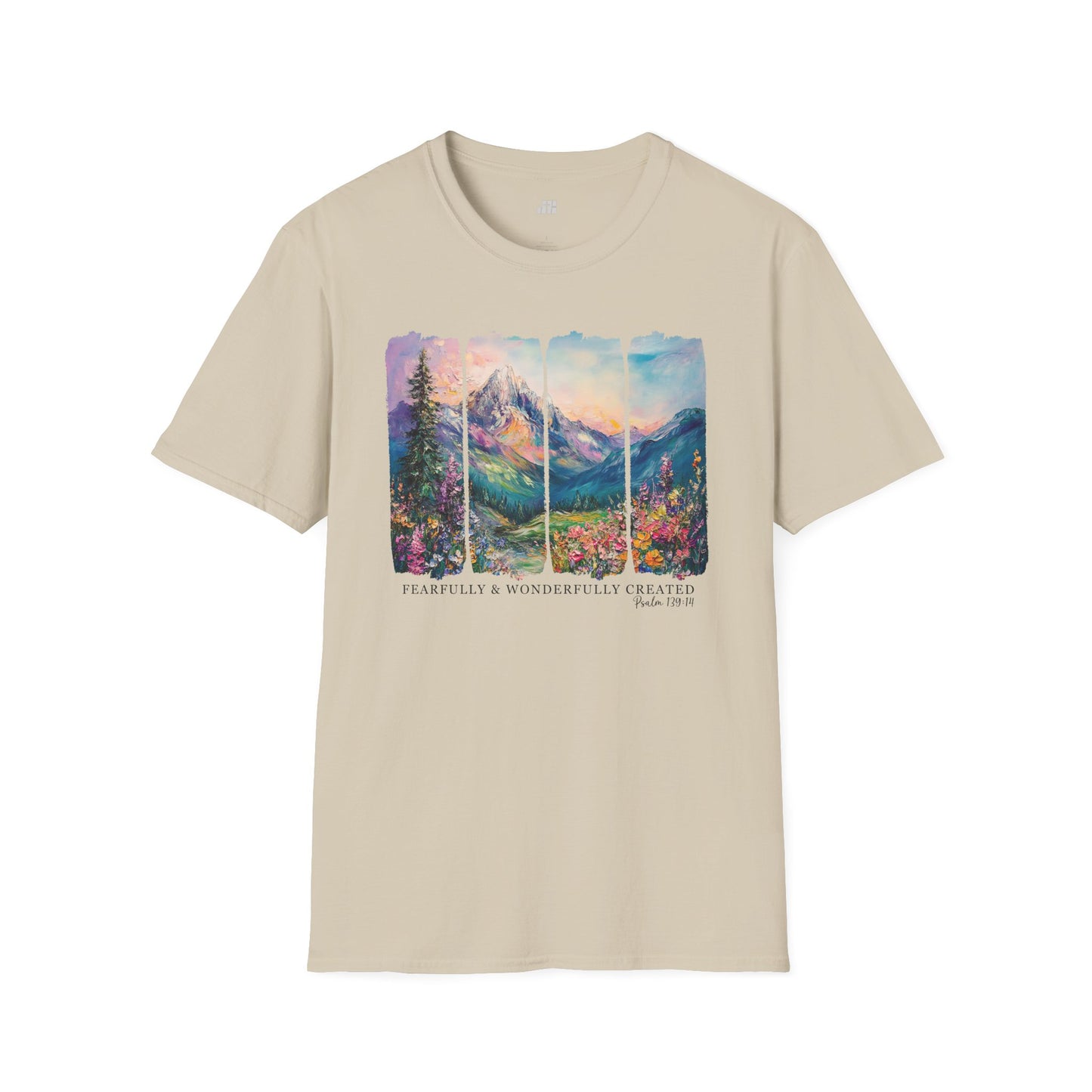 Fearfully and Wonderfully Created Softstyle T-shirt - Psalm 139:14