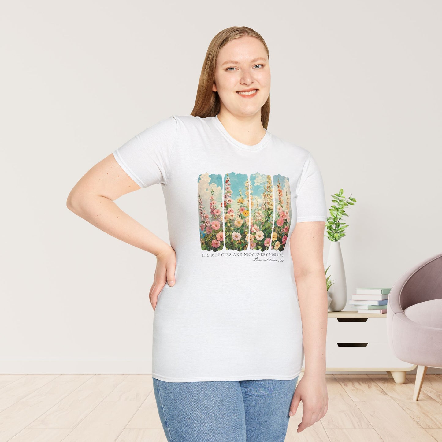 His Mercies are New Every Morning Softstyle T-shirt