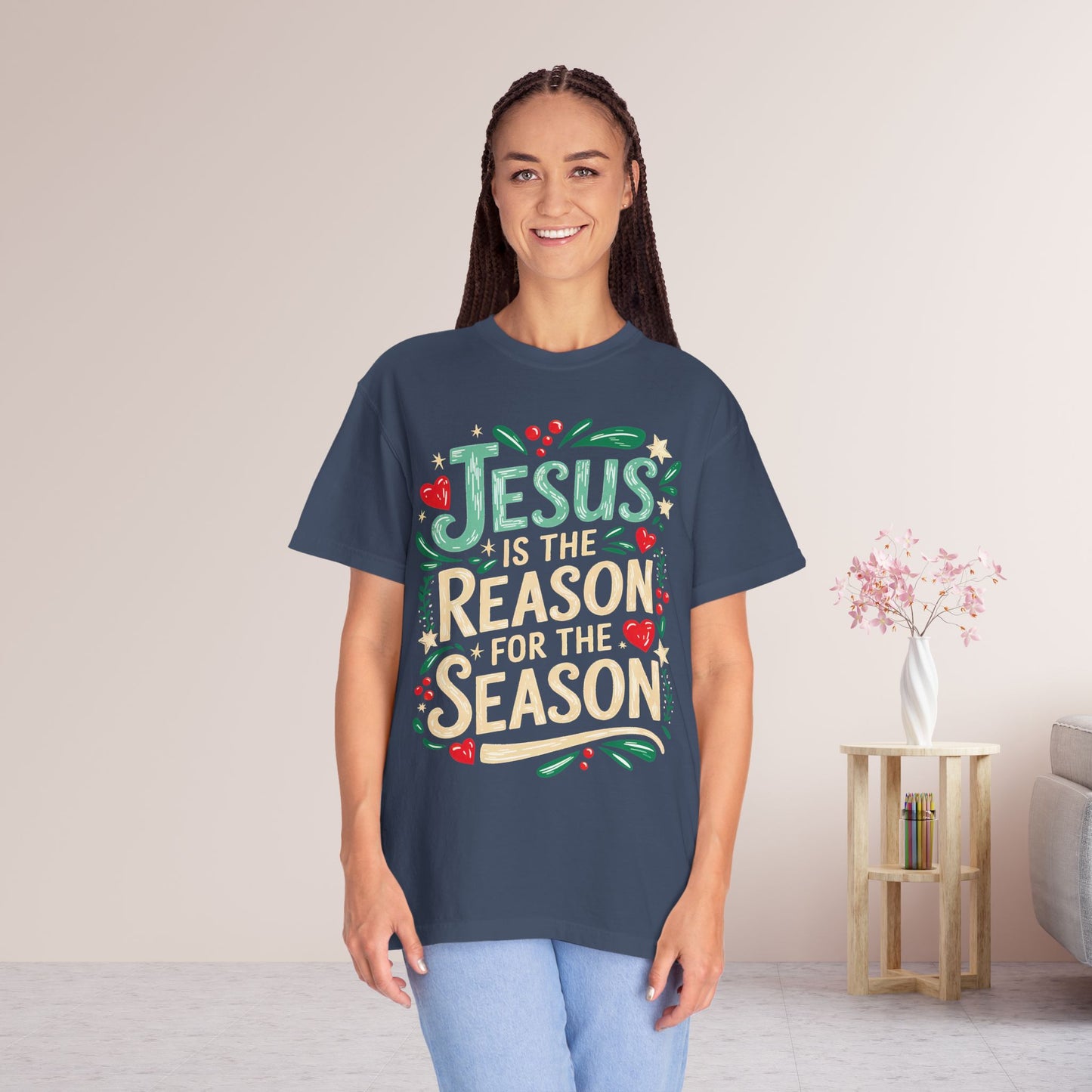 Jesus Is The Reason For The Season Comfort Colors Shirt