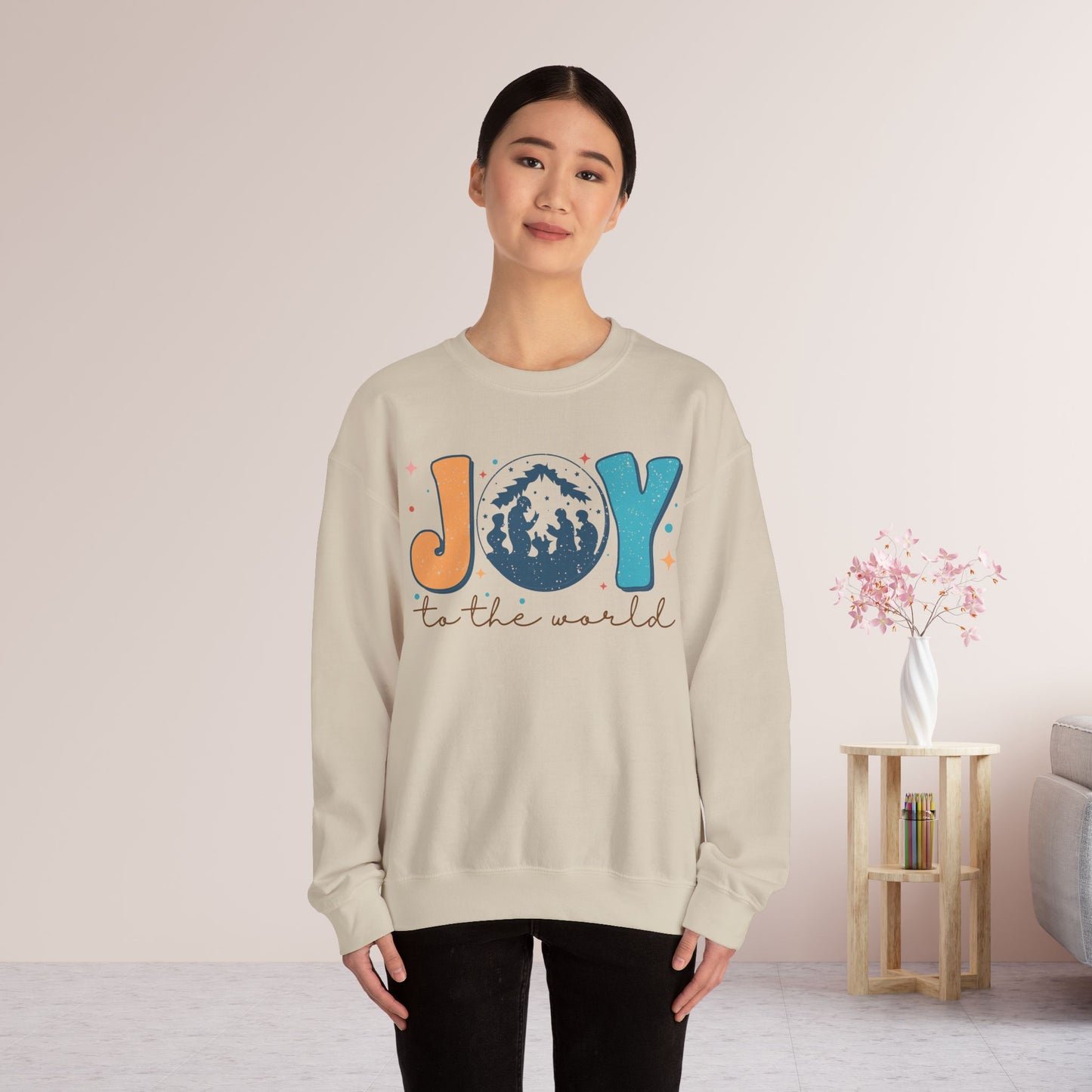 Joy To The World Christian Sweatshirt - Christian Pullover