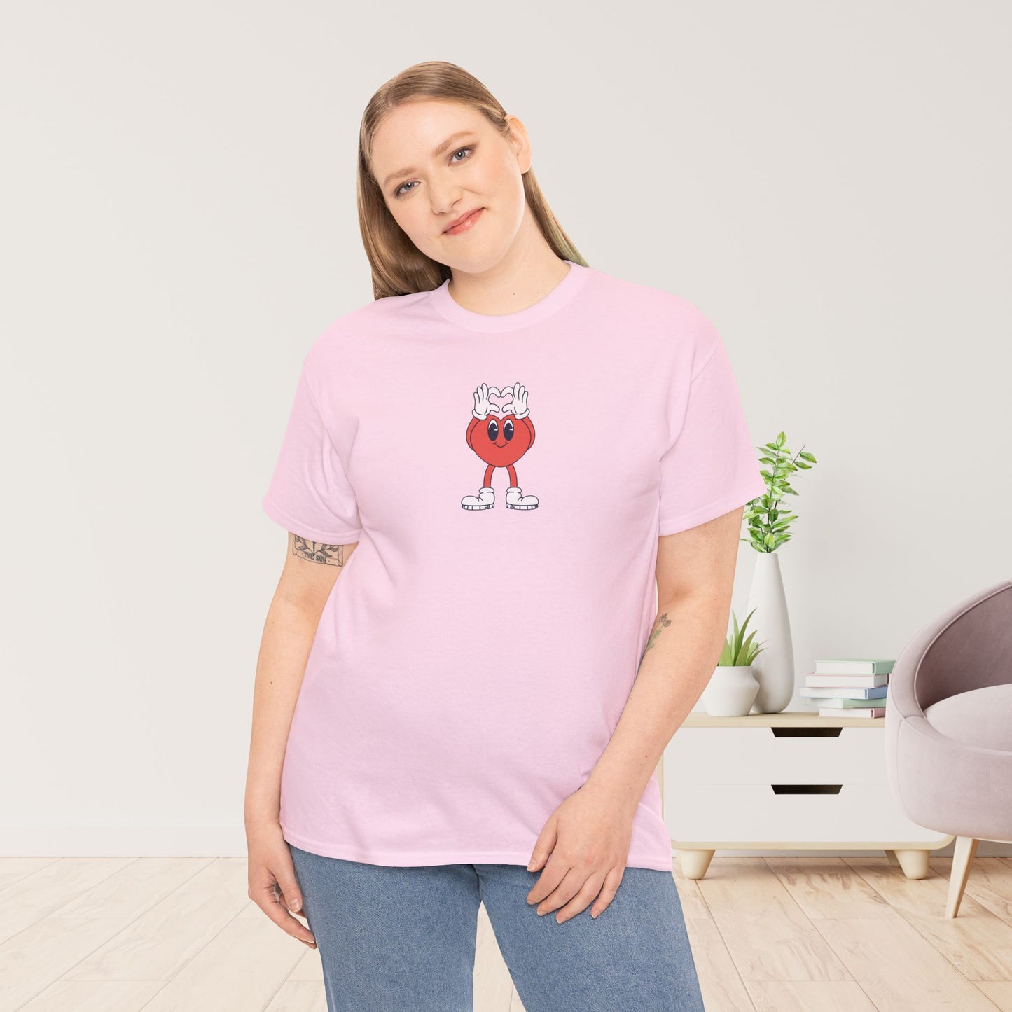 Jesus Loves You Heavy Cotton Tee