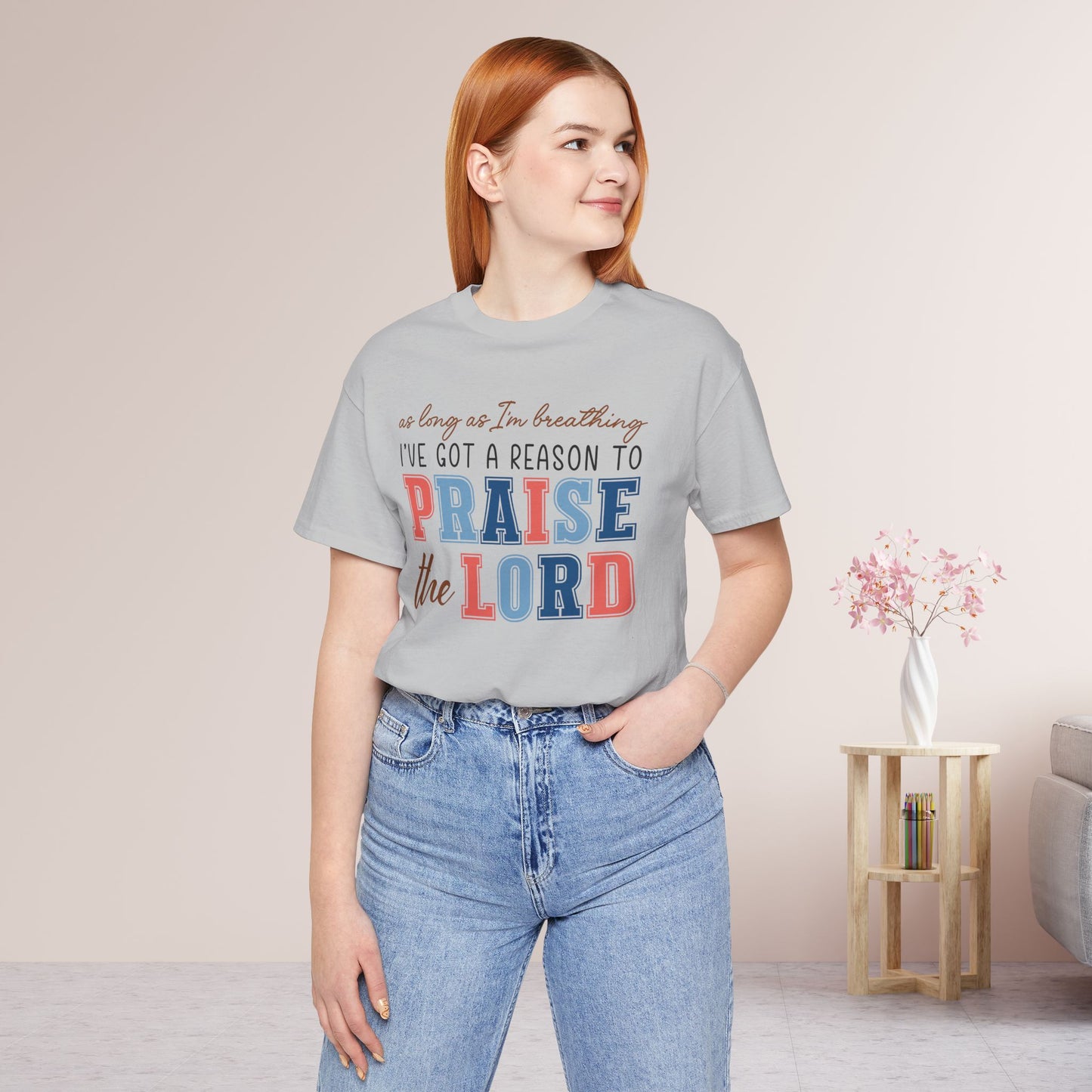 Praise The Lord Soft Cotton Tee - Christian Shirt