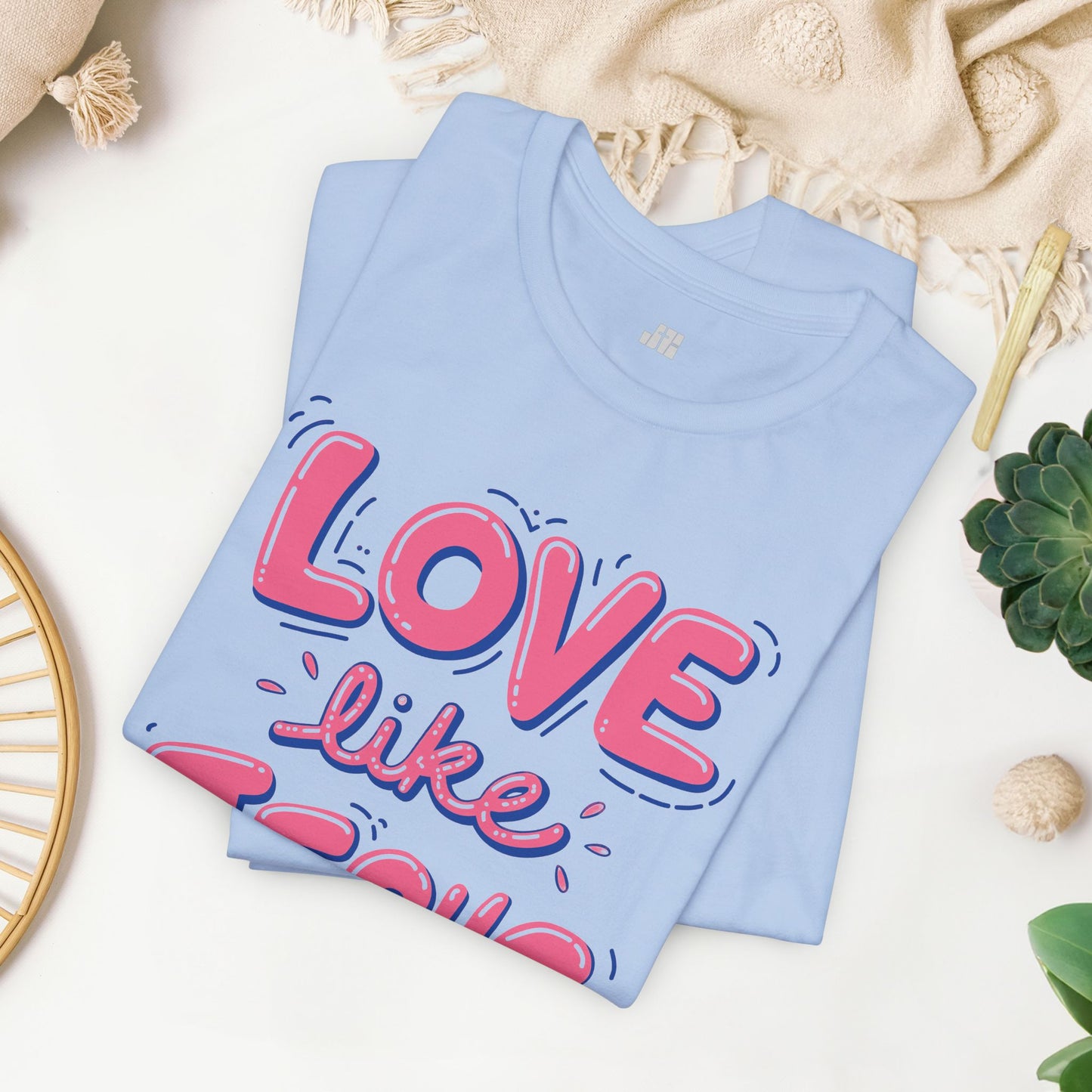 Love Like Jesus Soft Cotton Tee - Christian Shirt
