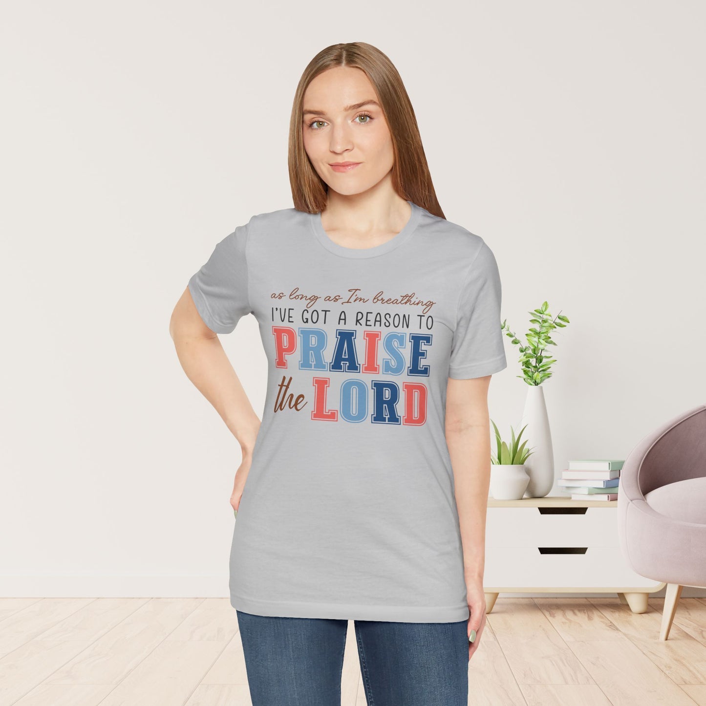 Praise The Lord Soft Cotton Tee - Christian Shirt