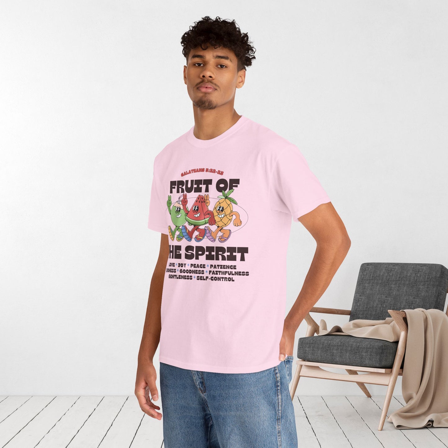 Fruit of The Spirit Heavy Cotton Tee