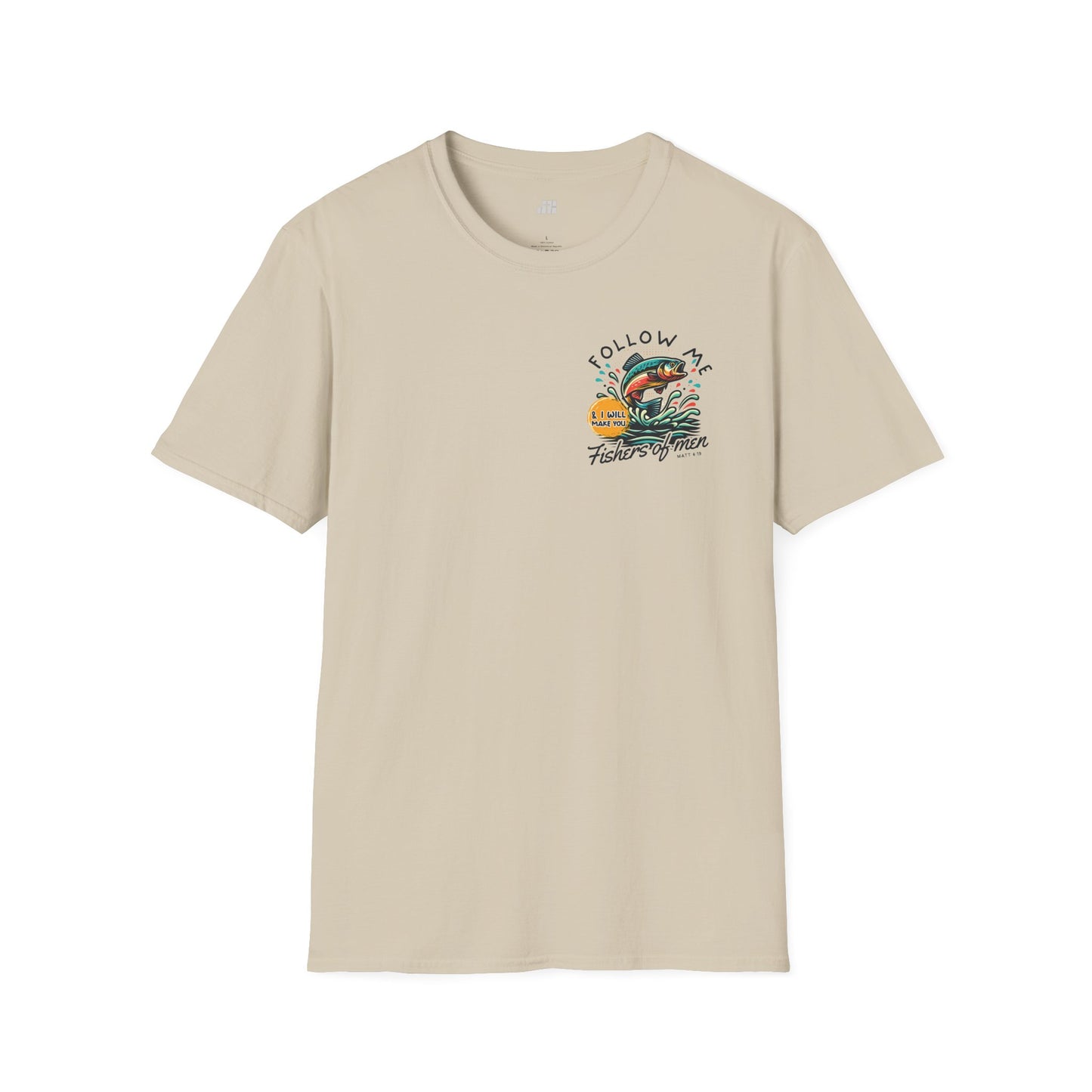 Follow Me Matthew 4:19 Men's Softstyle T-shirt