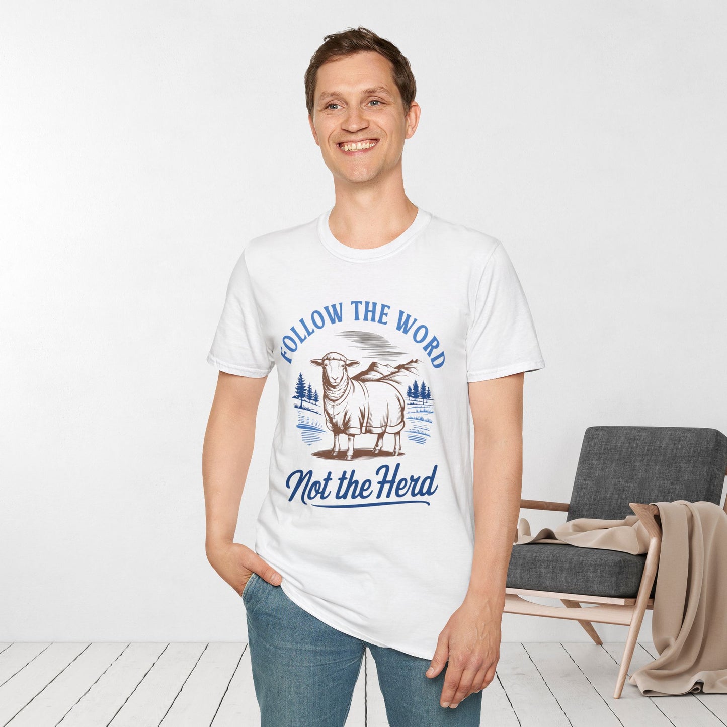 Follow the Word Not The Herd Softstyle T-shirt
