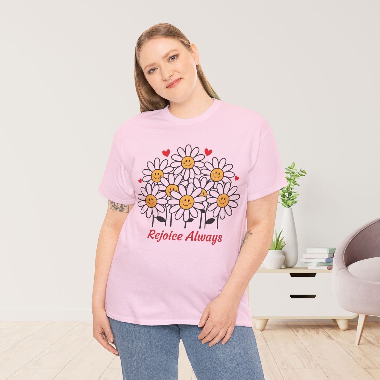 Rejoice Always Heavy Cotton Tee