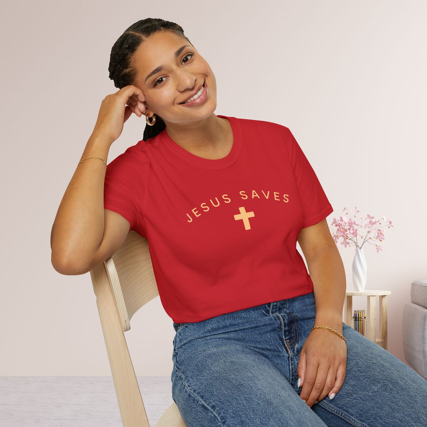 Jesus Saves Softstyle T-shirt - Fall Edition