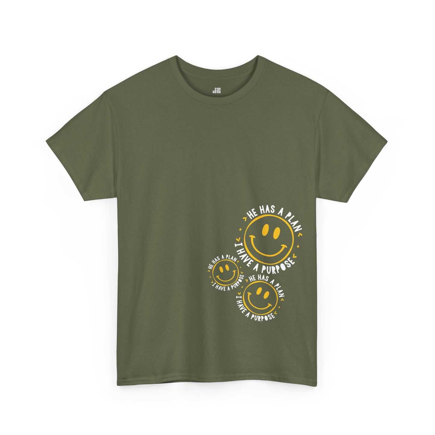 He Has a Plan, I Have a Purpose Heavy Cotton Tee