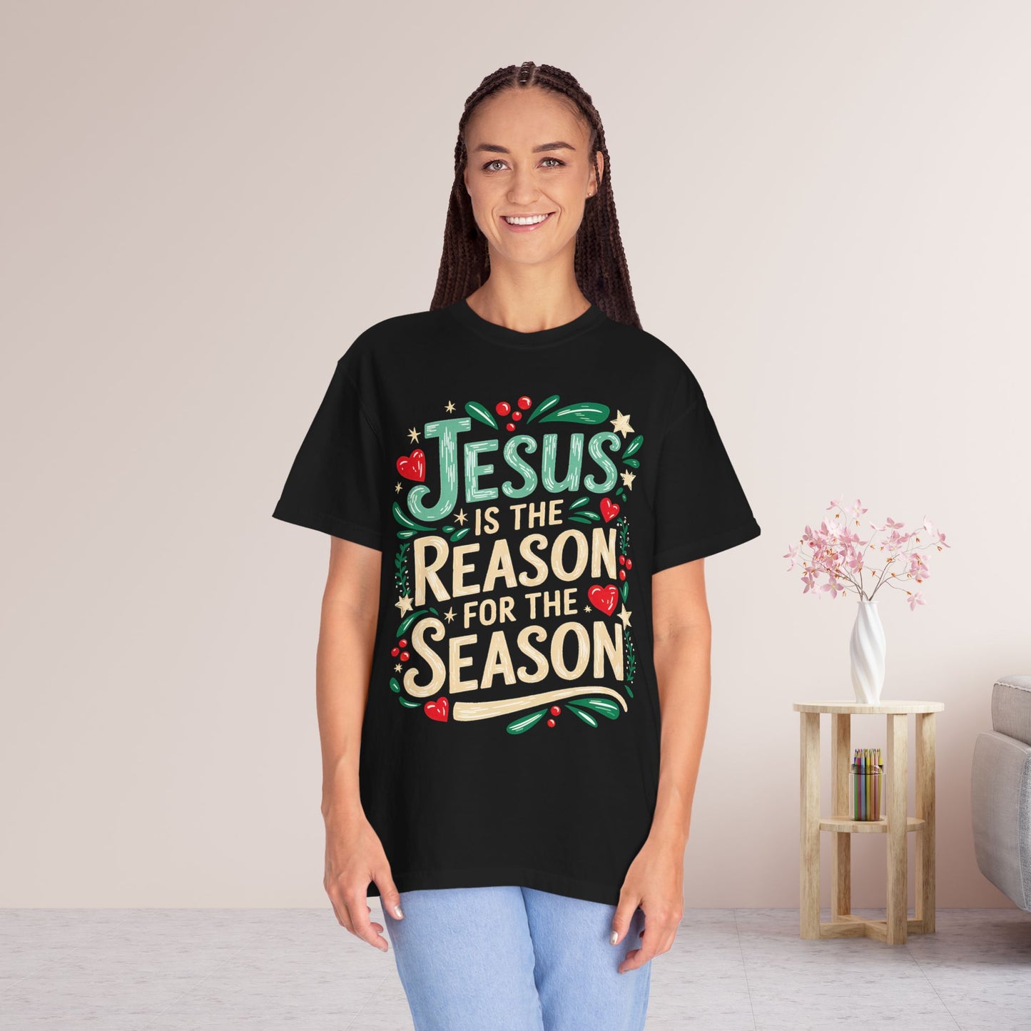 Jesus Is The Reason For The Season Comfort Colors Shirt