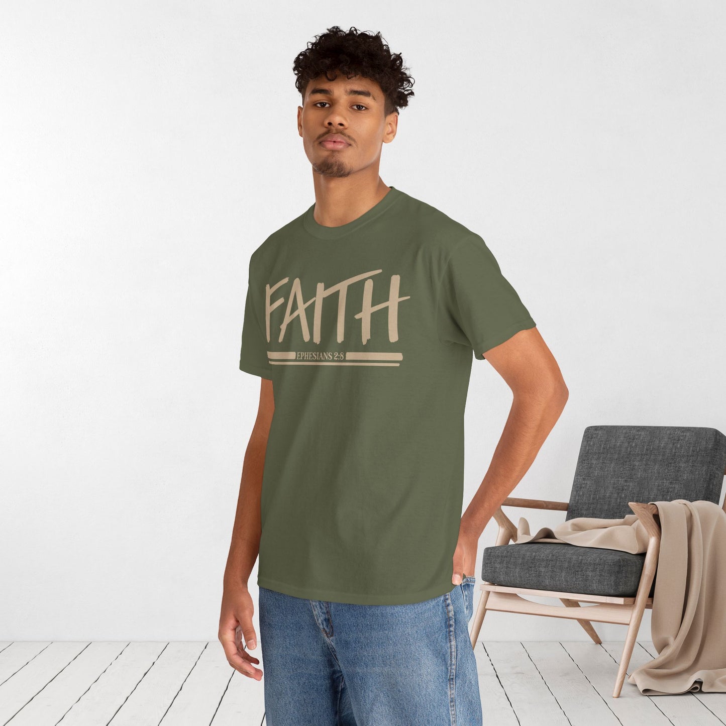 Faith Heavy Cotton Tee
