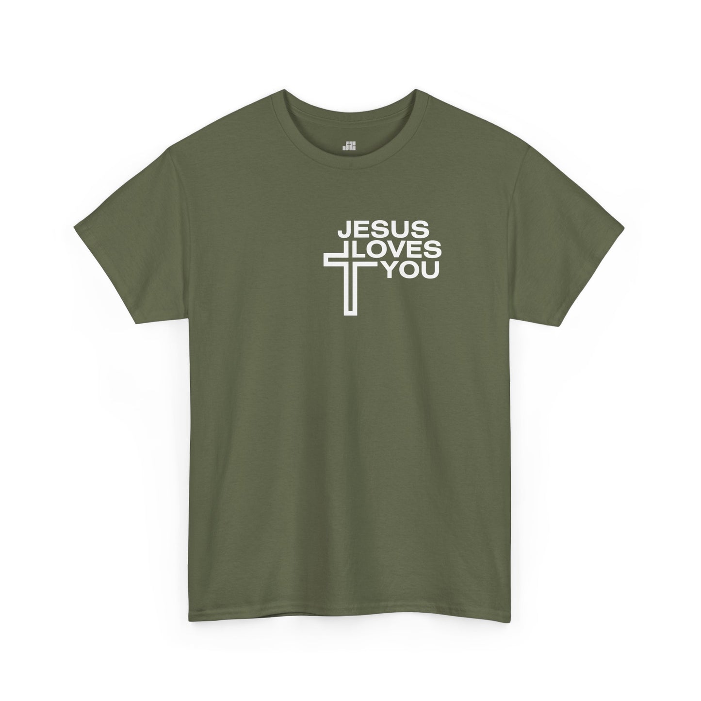 Jesus Loves You Heavy Cotton Tee