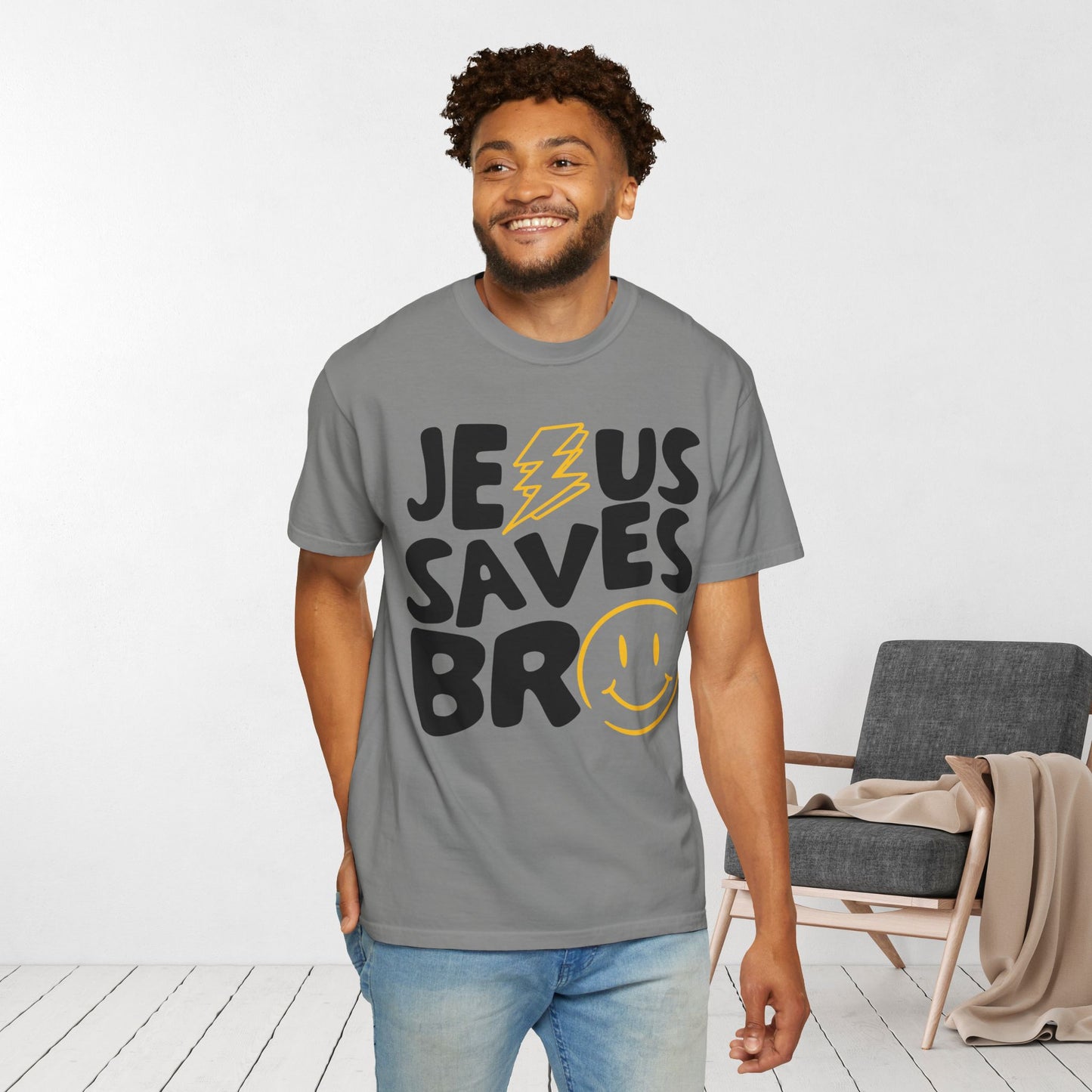 Jesus Saves Bro Comfort Colors Shirt