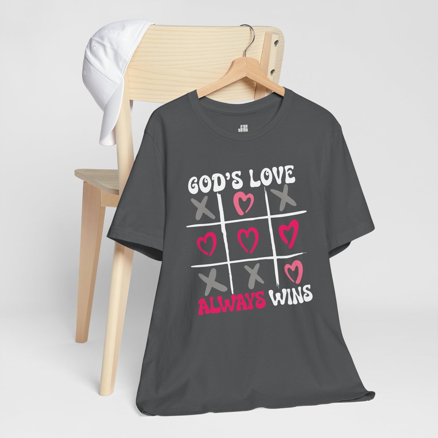 God's Love Always Wins Soft Cotton Tee - Christian Shirt