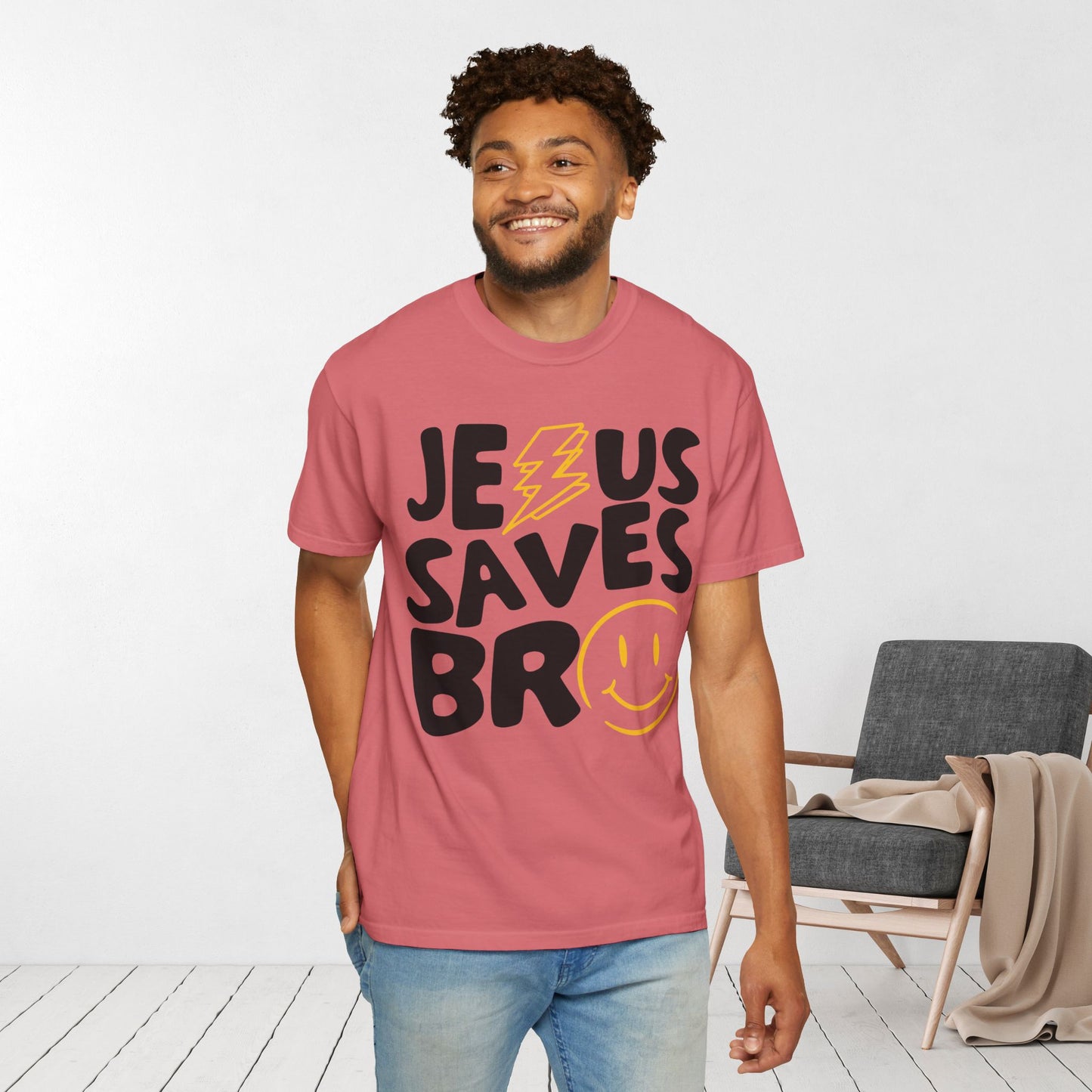 Jesus Saves Bro Comfort Colors Shirt