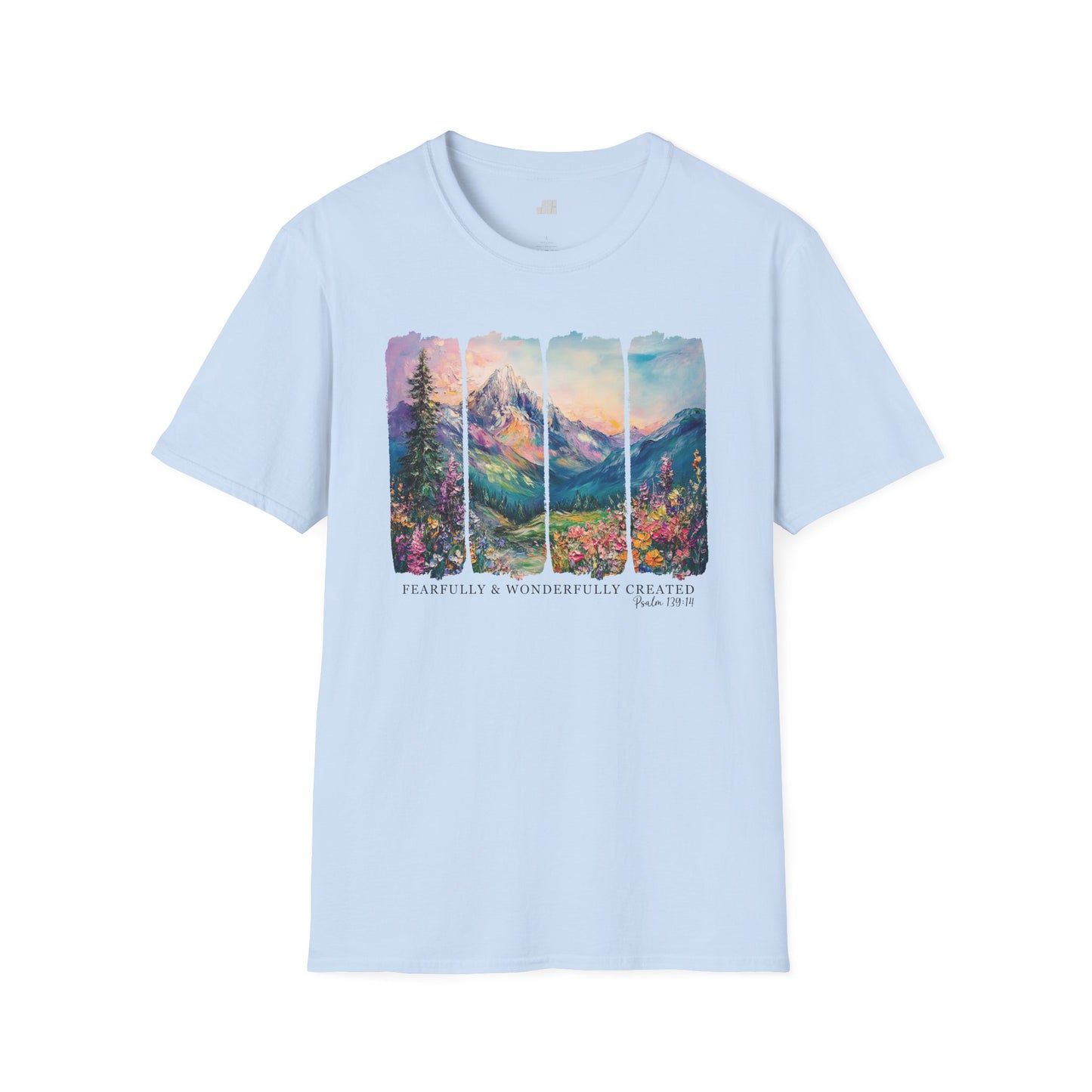 Fearfully and Wonderfully Created Softstyle T-shirt - Psalm 139:14