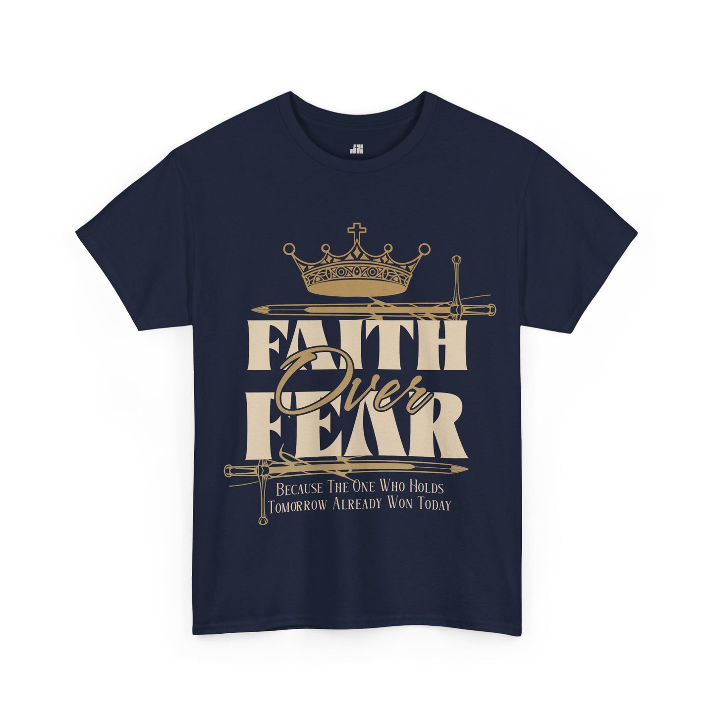 Faith Over Fear Heavy Cotton Tee