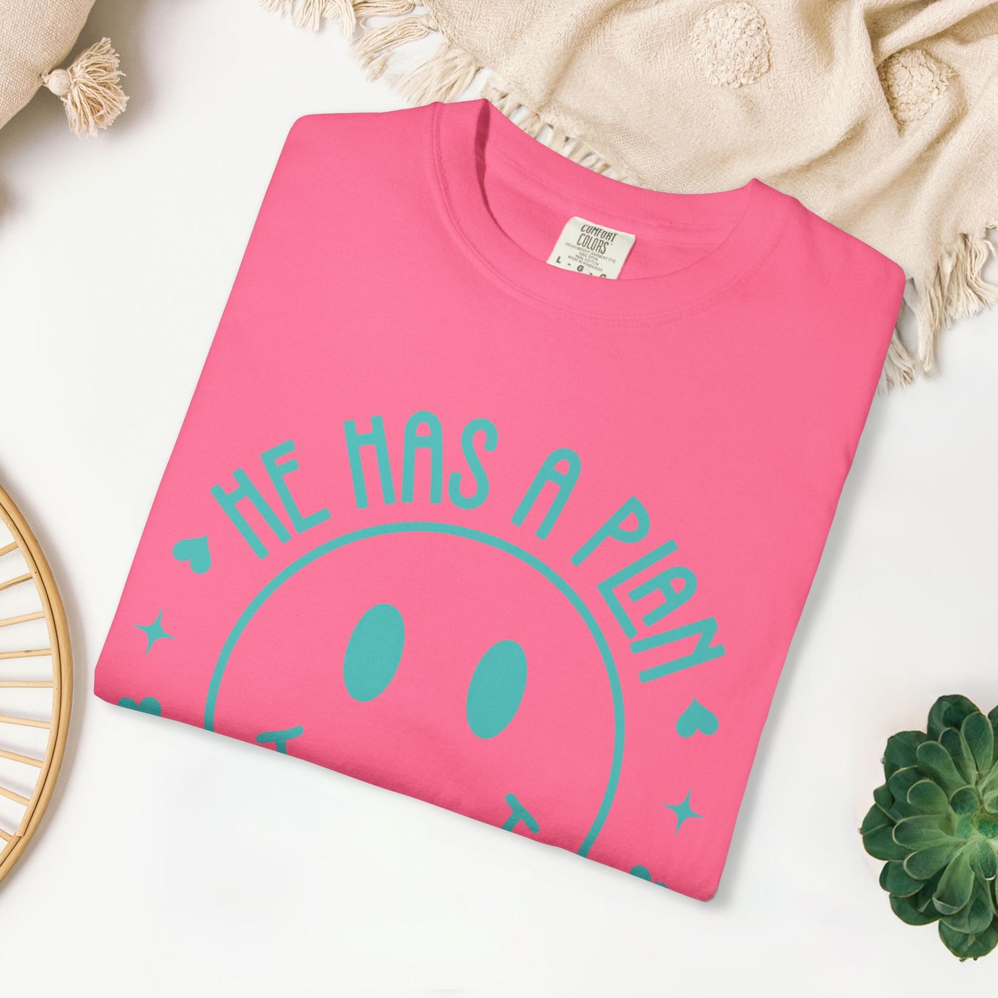 He Has a Plan I Have a Purpose Comfort Colors Shirt