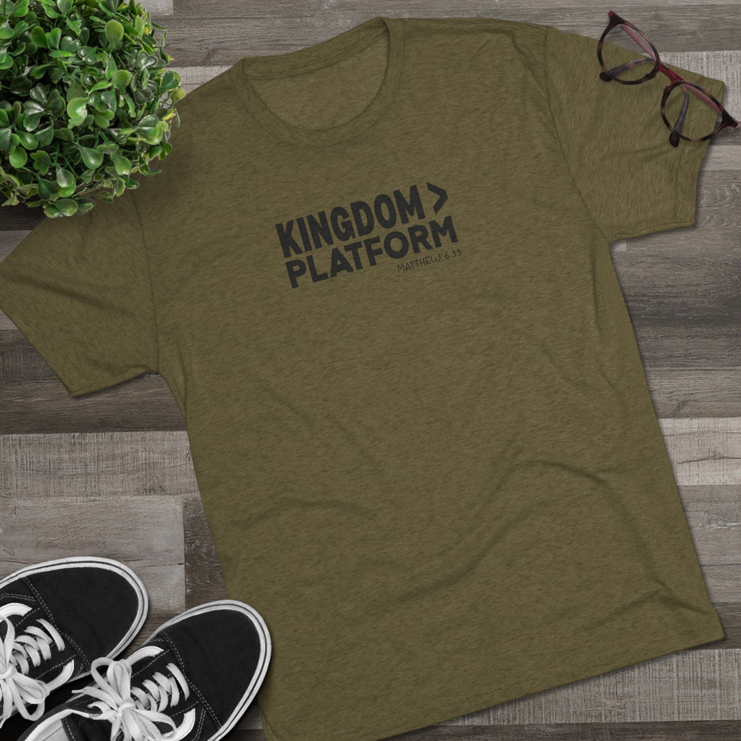 Kingdom > Platform Unisex Tri-Blend Crew Tee