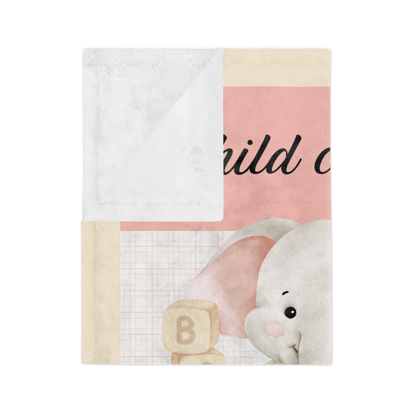 Personalized “Child of God” Christian Baby Blanket - Christian Nursery Blanket