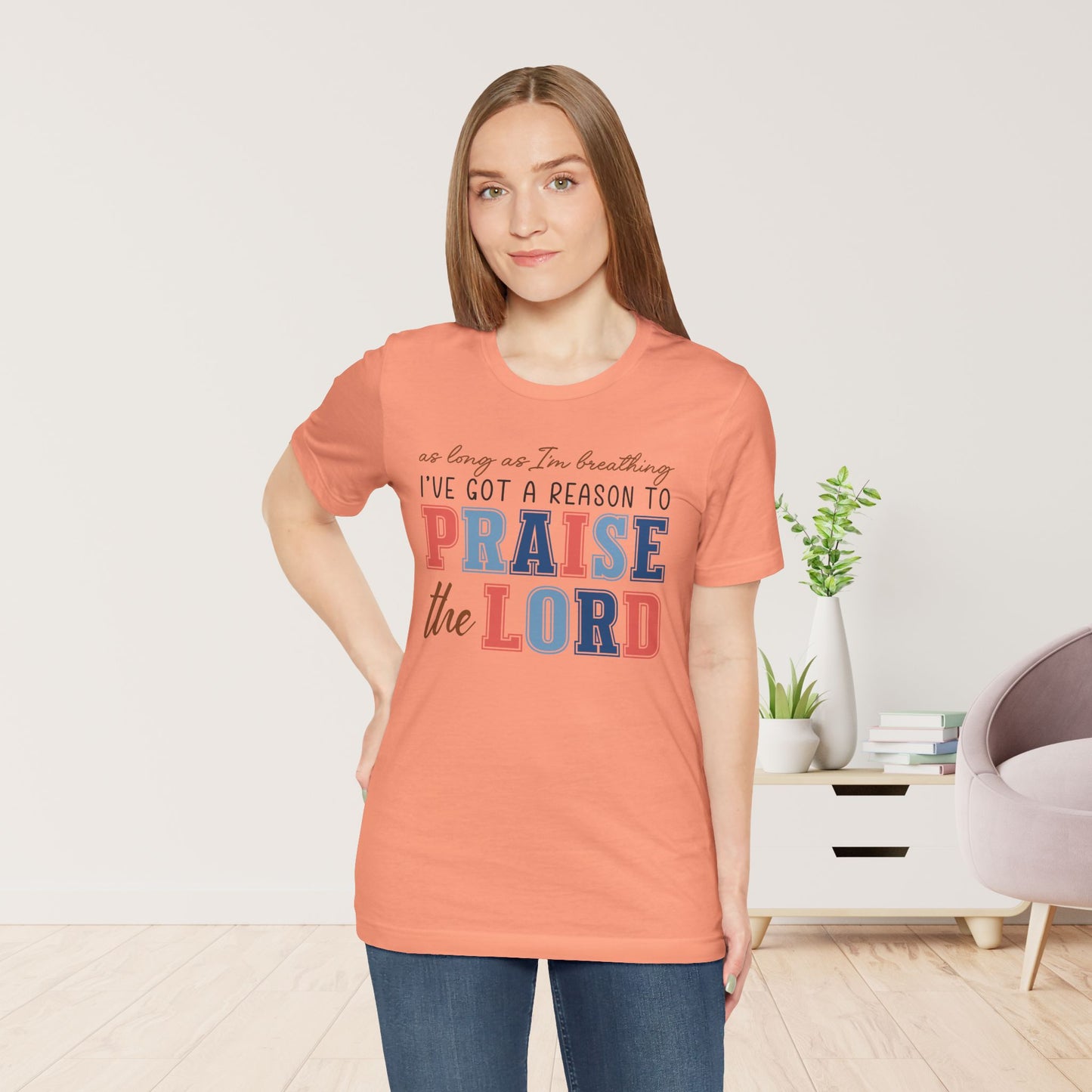 Praise The Lord Soft Cotton Tee - Christian Shirt