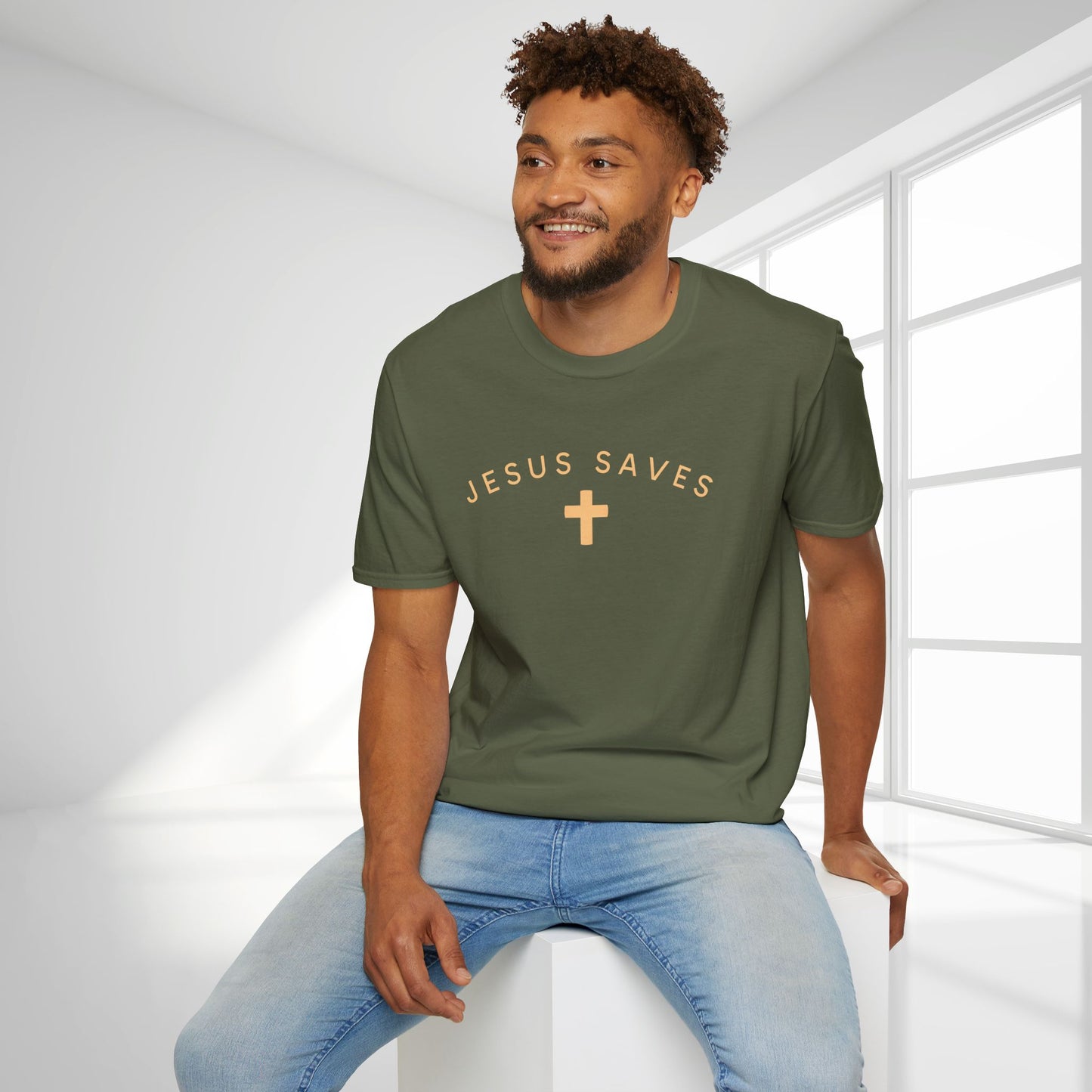 Jesus Saves Softstyle T-shirt - Fall Edition