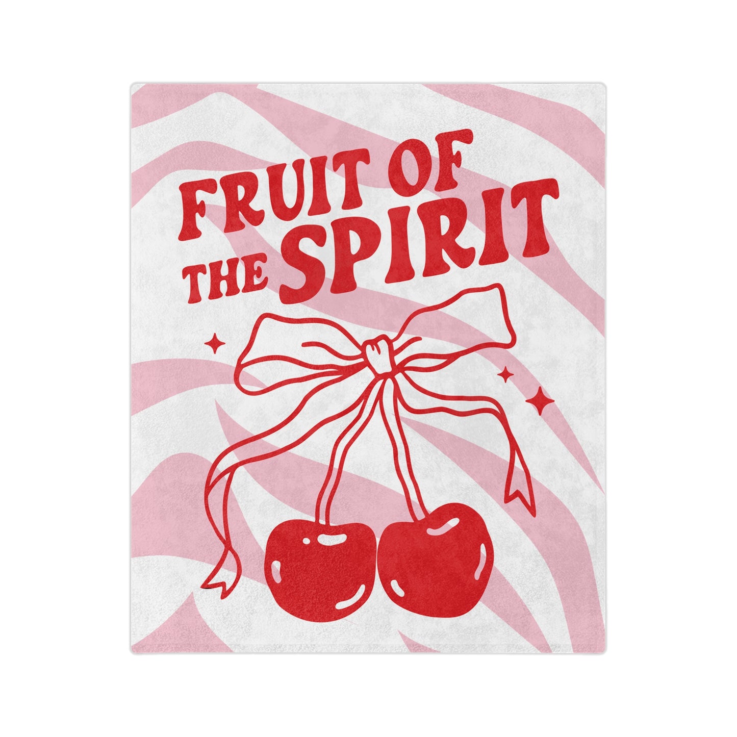Fruit of the Spirit Velveteen Microfiber Blanket