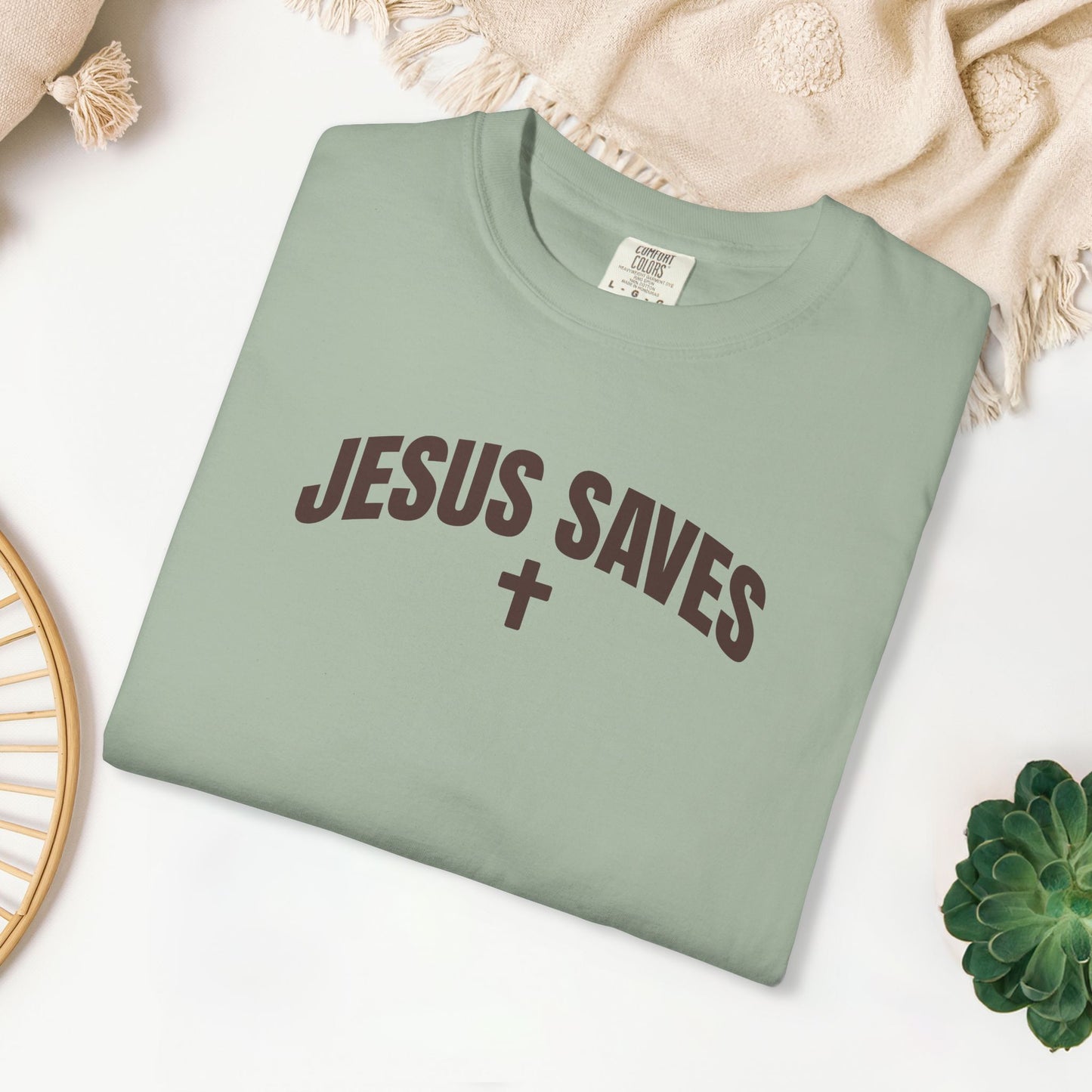 Jesus Saves Comfort Colors Shirt - Fall Edition - Acts 4:12