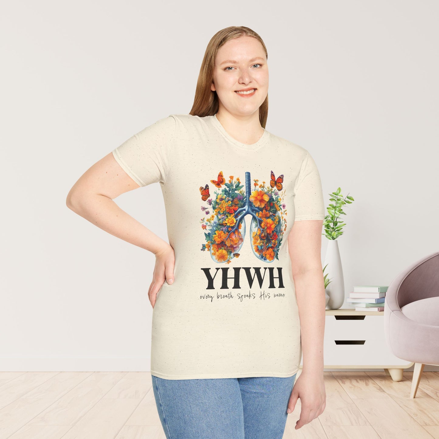 YHWY Every Breath Speaks His Name Softstyle T-shirt