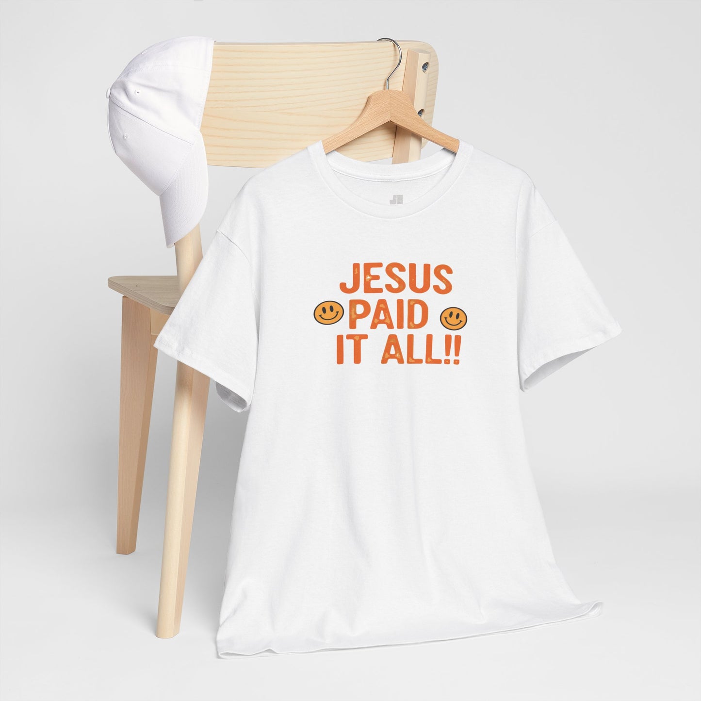 Jesus Paid It All Heavy Cotton Tee