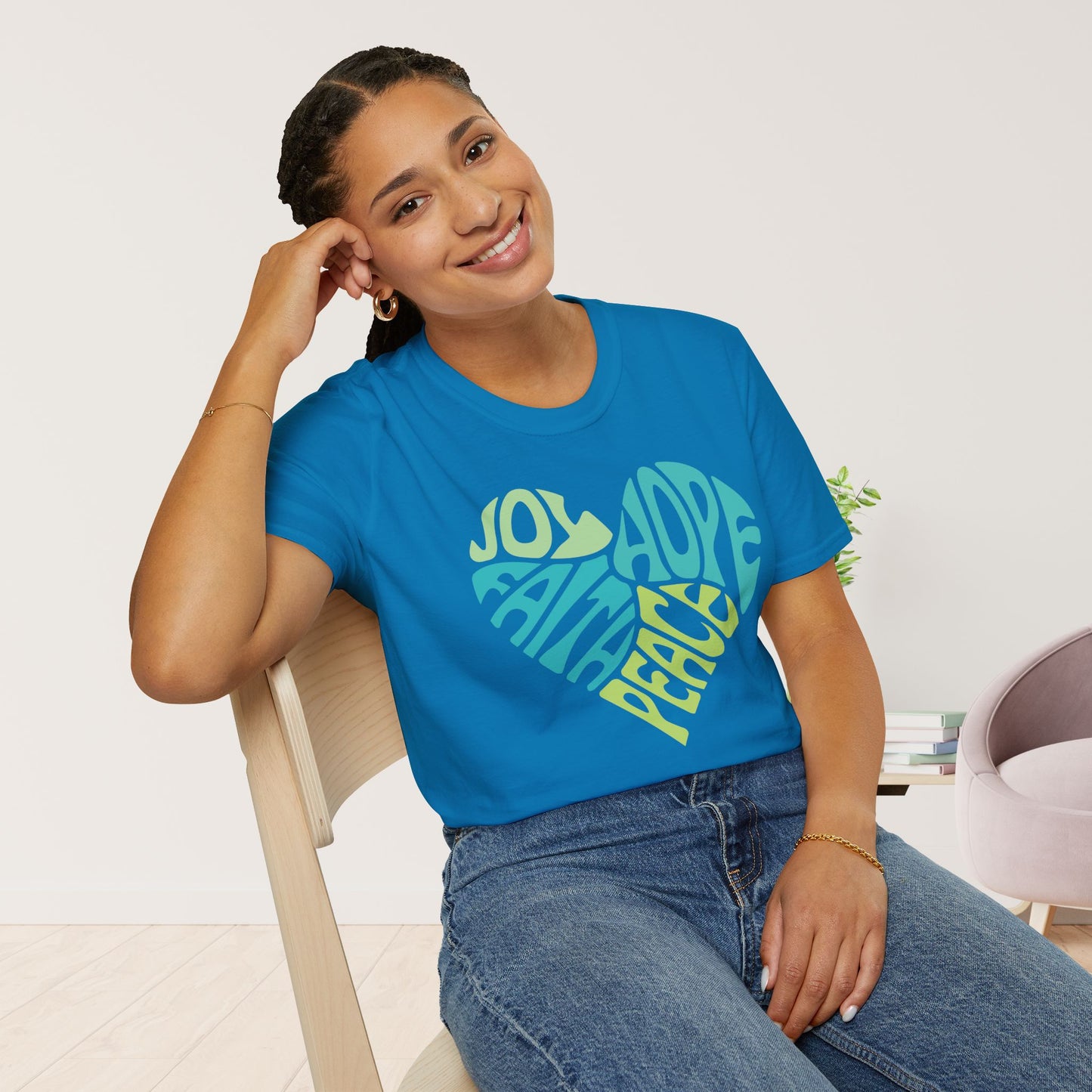 Joy Hope Faith Peace Softstyle T-shirt