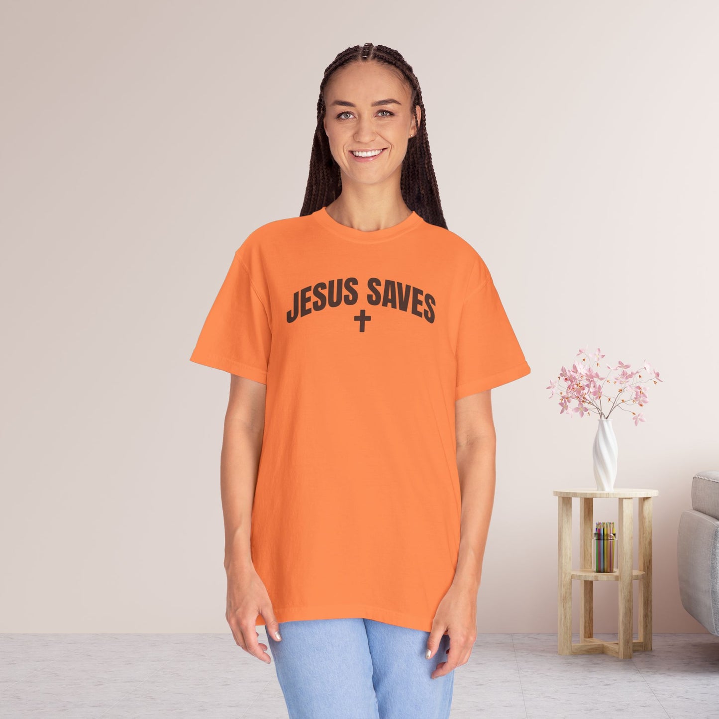 Jesus Saves Comfort Colors Shirt - Fall Edition - Acts 4:12