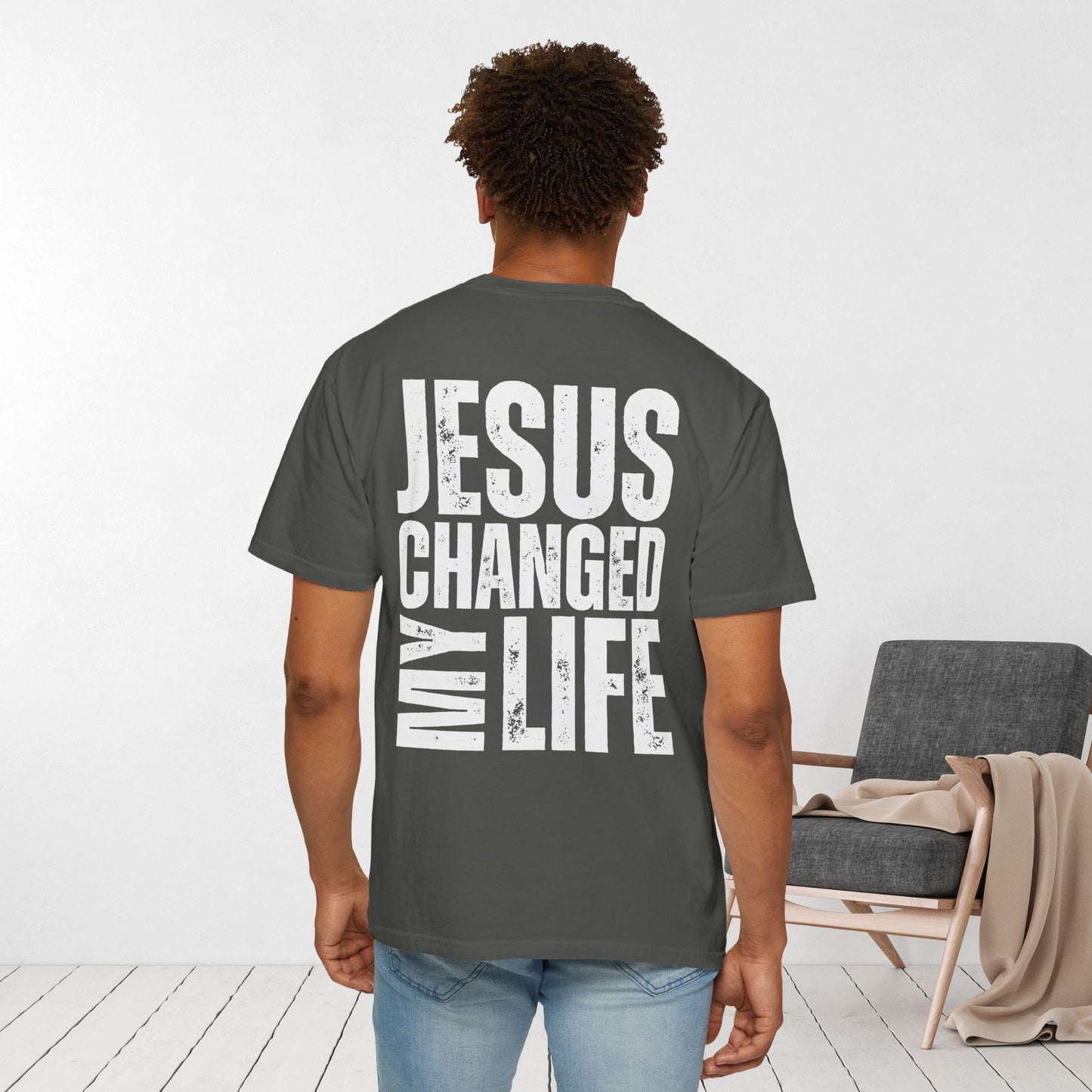 Comfort Colors Jesus Changed My Life Christian Shirt