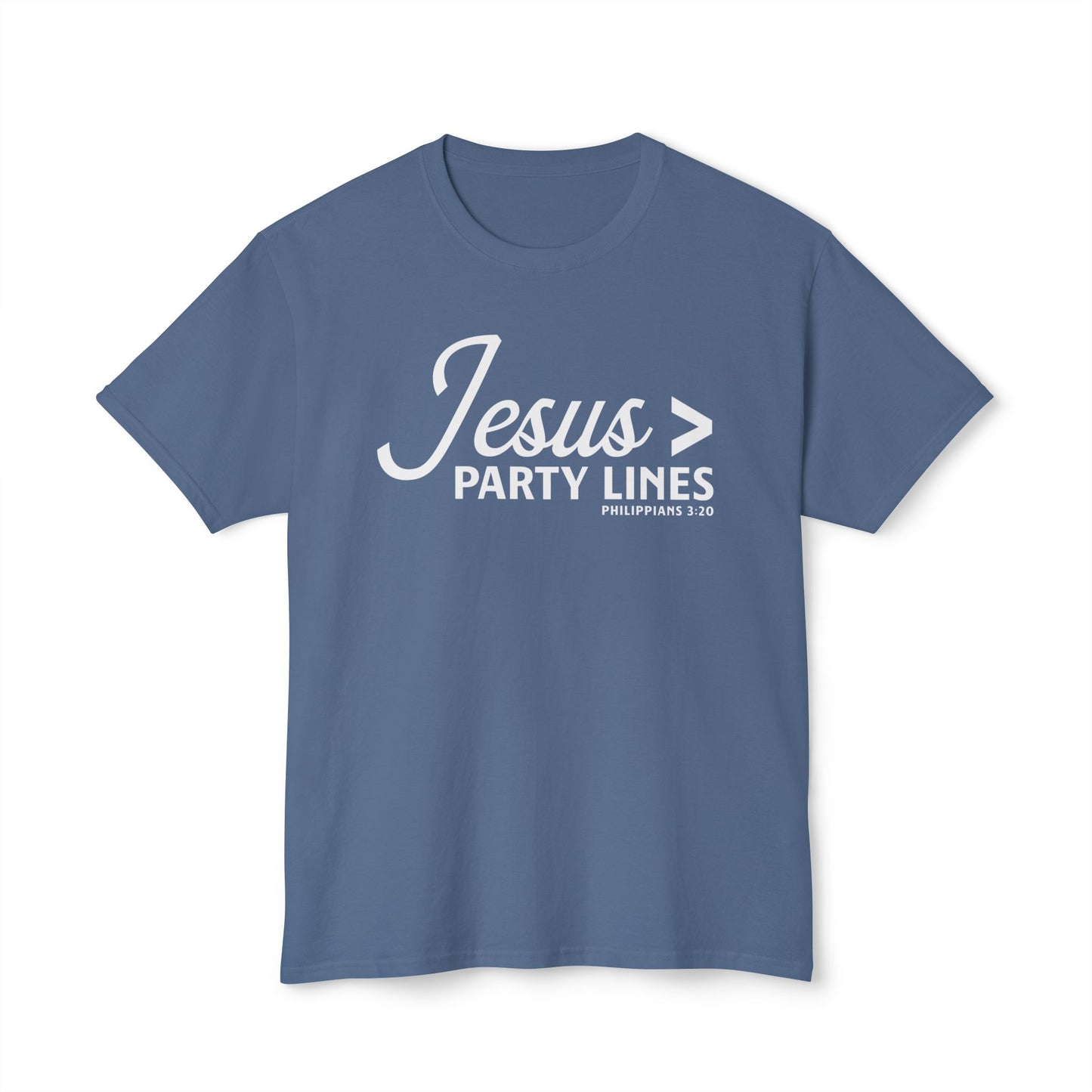 Jesus > Party Lines Unisex HD Cotton Tee
