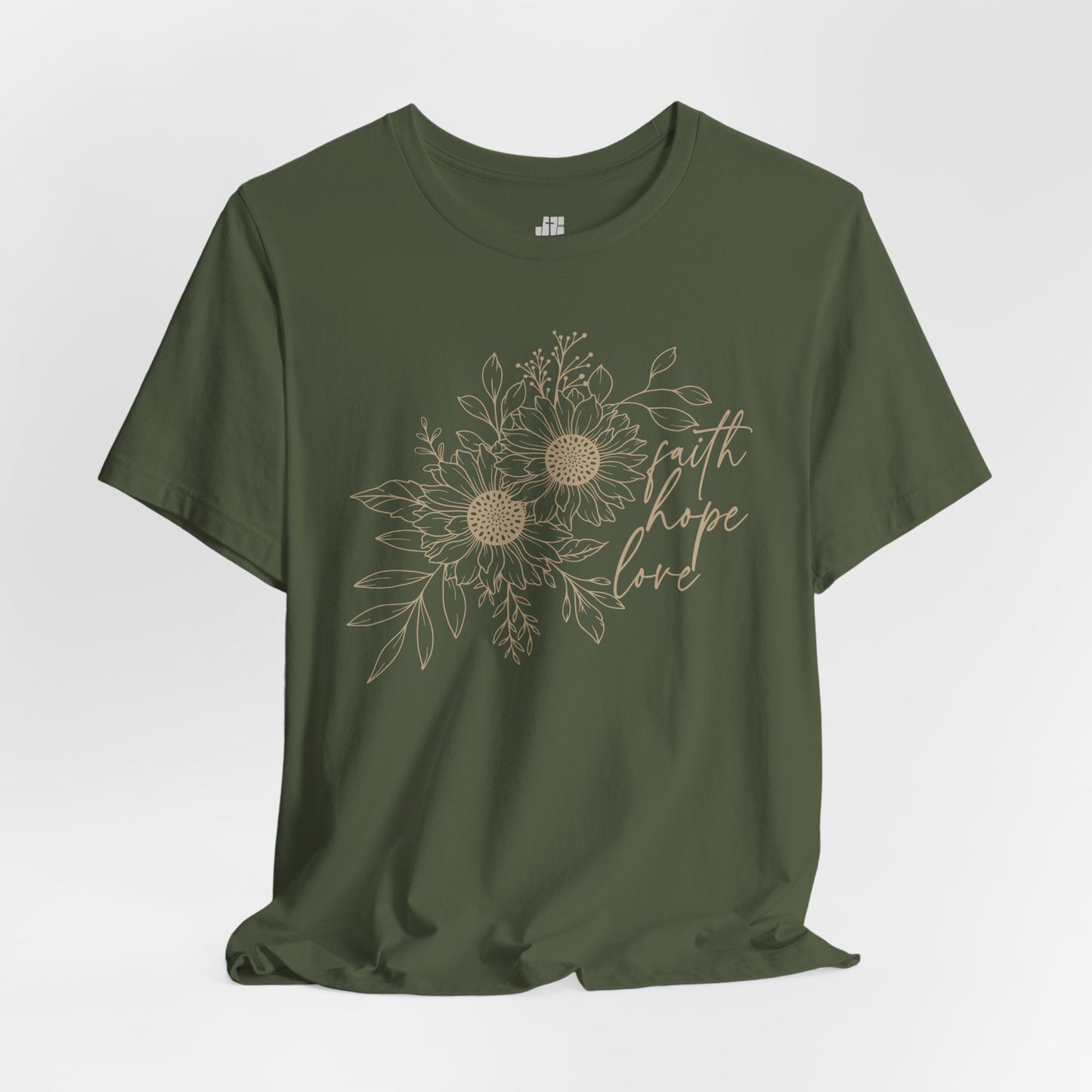 Faith Hope Love Soft Cotton Tee