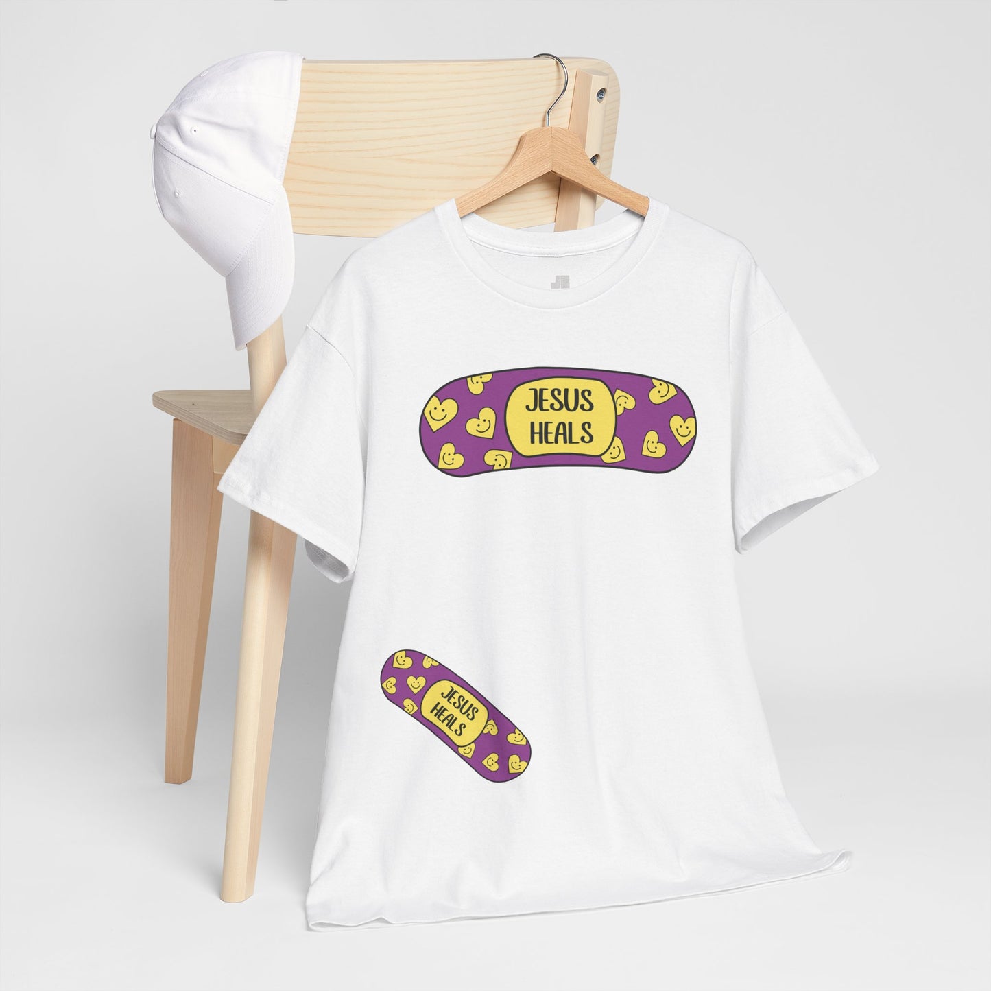Jesus Heals Heavy Cotton Tee