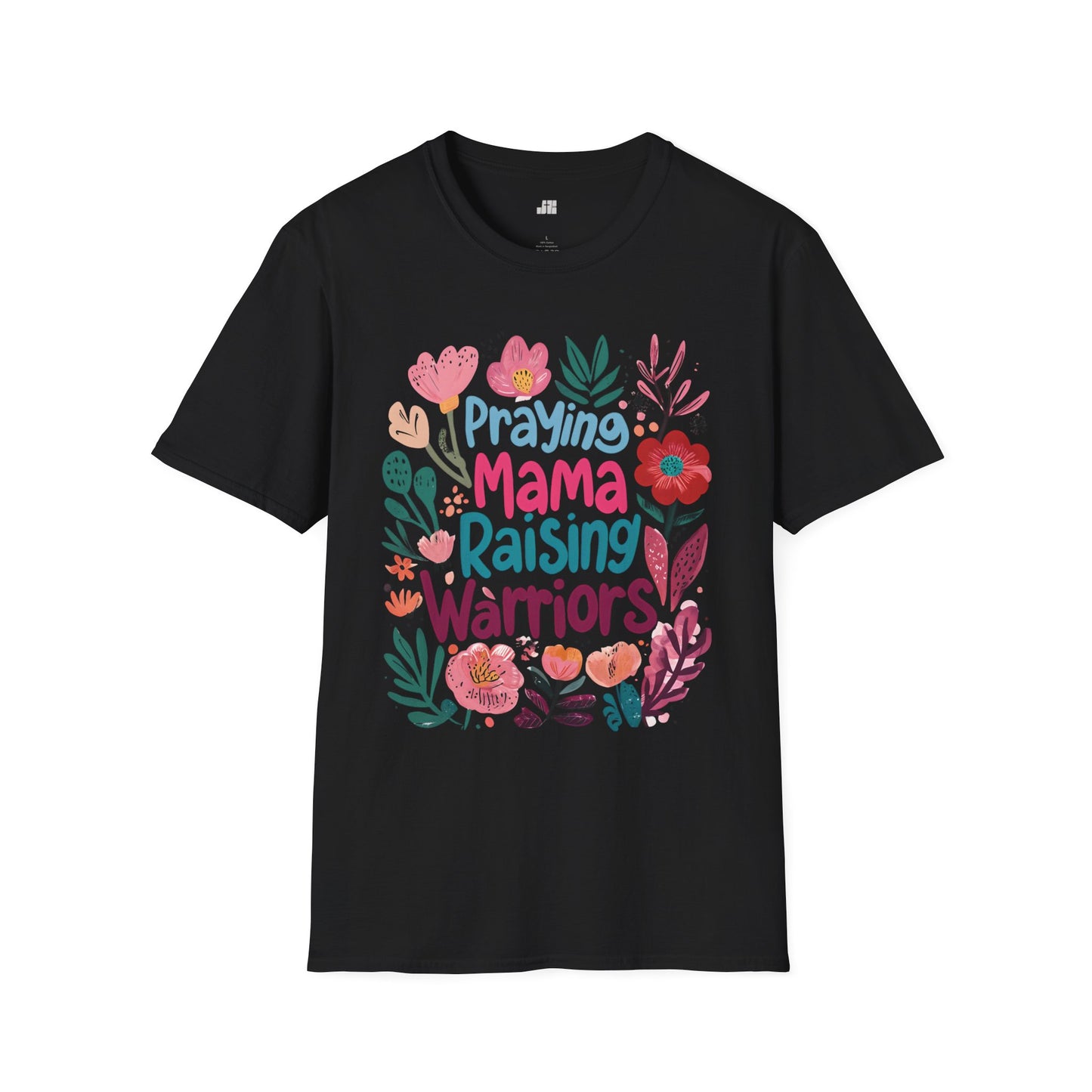 Praying Mama Raising Warriors Softstyle T-shirt