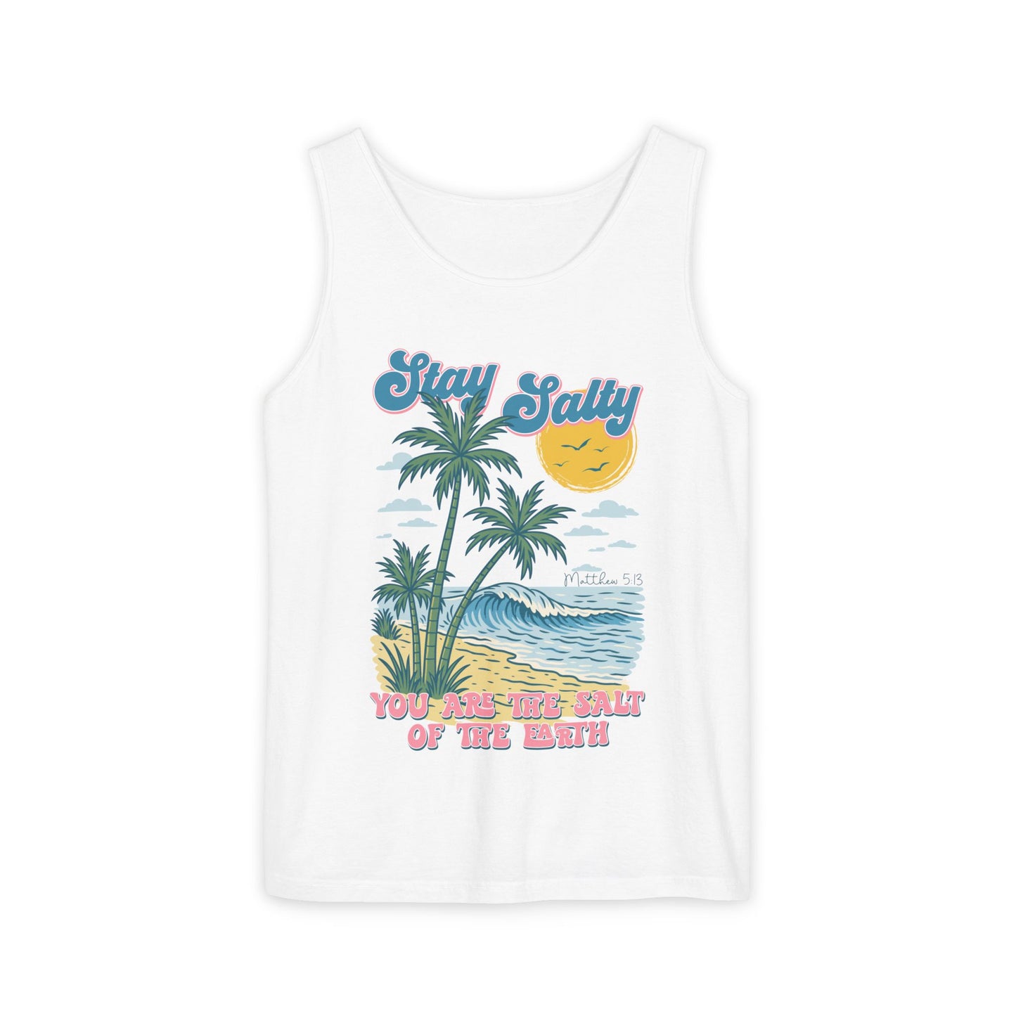 Stay Salty Comfort Colors Garment-Dyed Tank Top