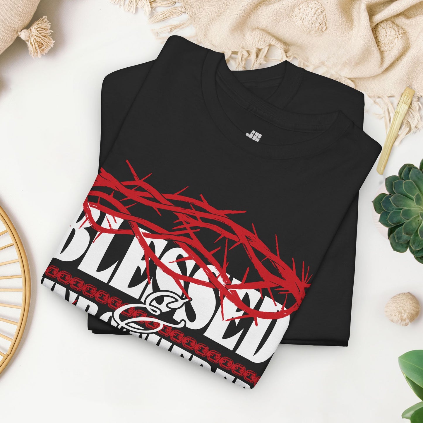Blessed & Unbothered Heavy Cotton Tee