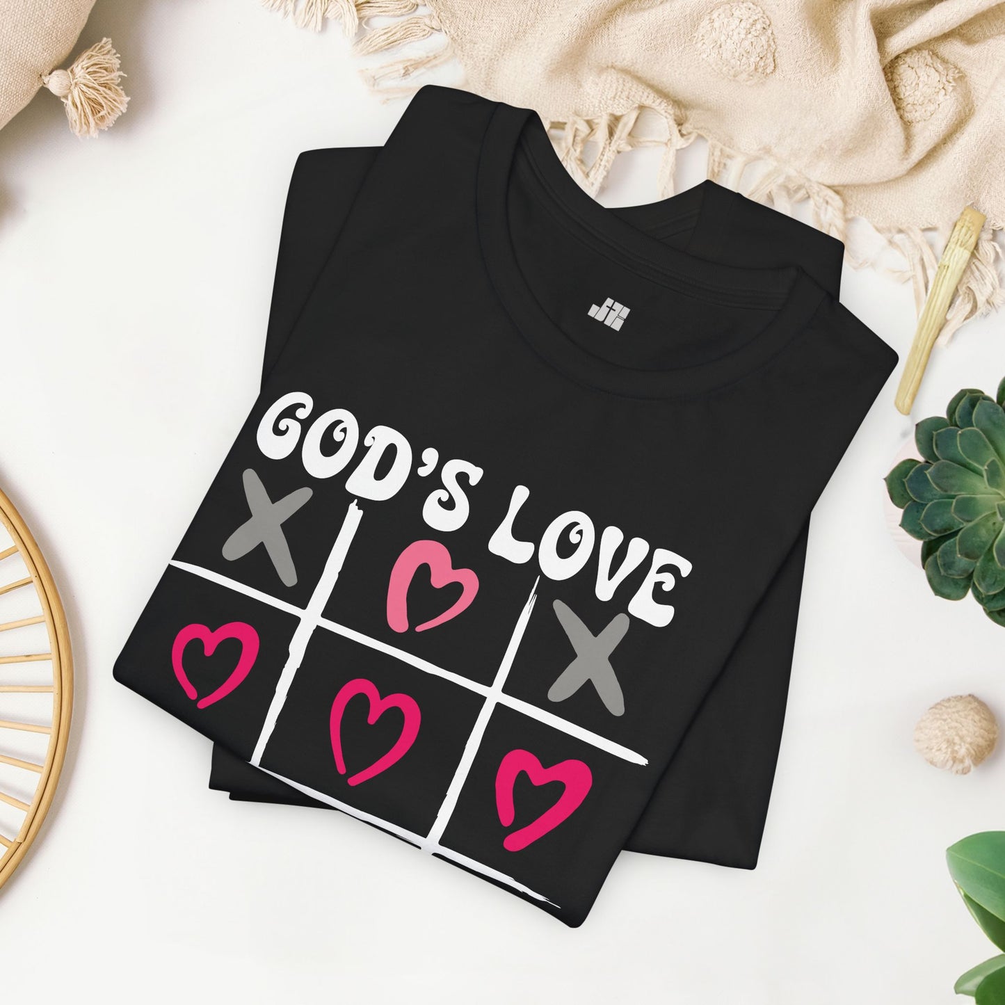 God's Love Always Wins Soft Cotton Tee - Christian Shirt