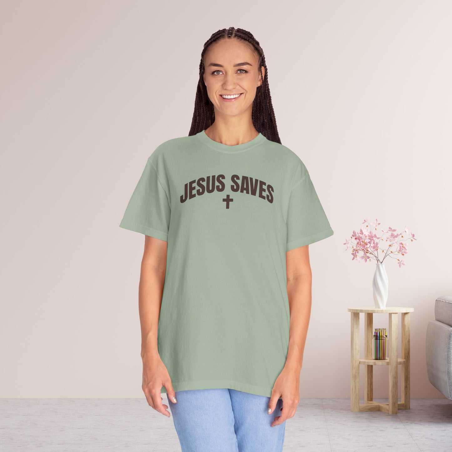 Jesus Saves Comfort Colors Shirt - Fall Edition - Acts 4:12