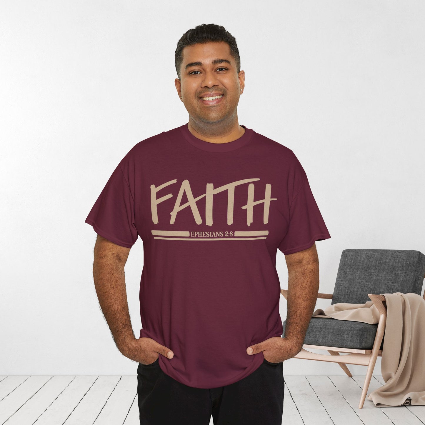 Faith Heavy Cotton Tee