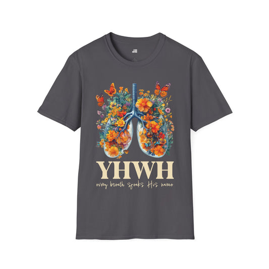 YHWH Every Breath Speaks His Name Softstyle T-shirt