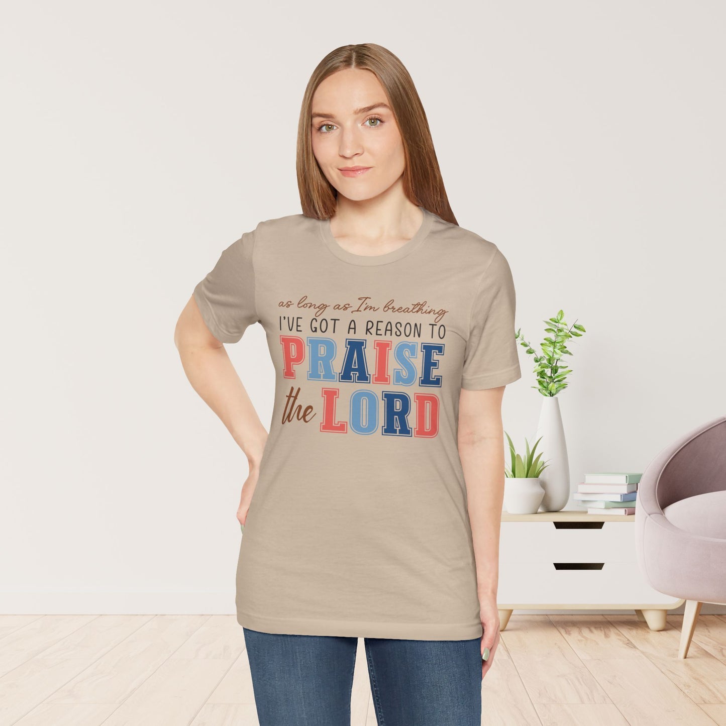 Praise The Lord Soft Cotton Tee - Christian Shirt
