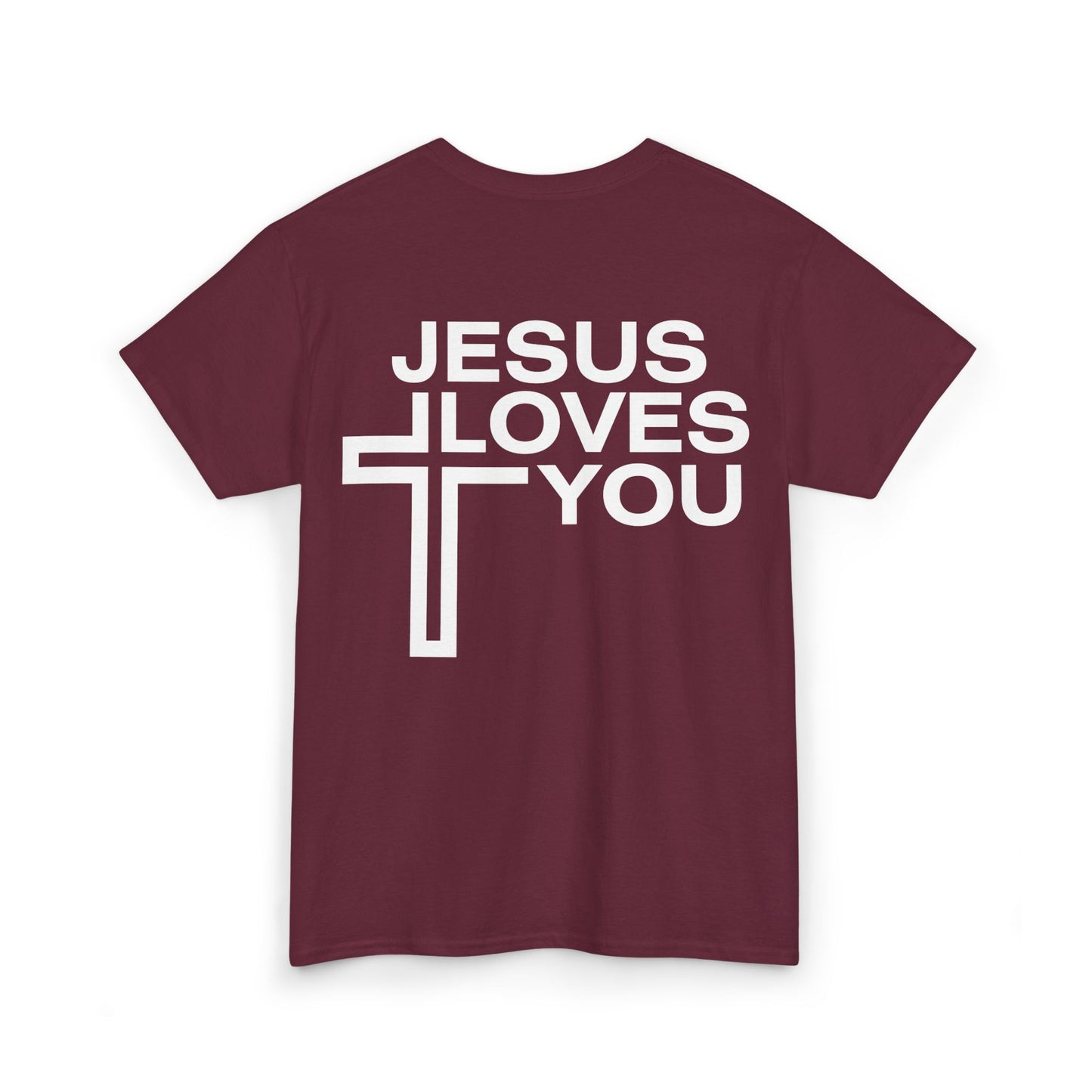 Jesus Loves You Heavy Cotton Tee